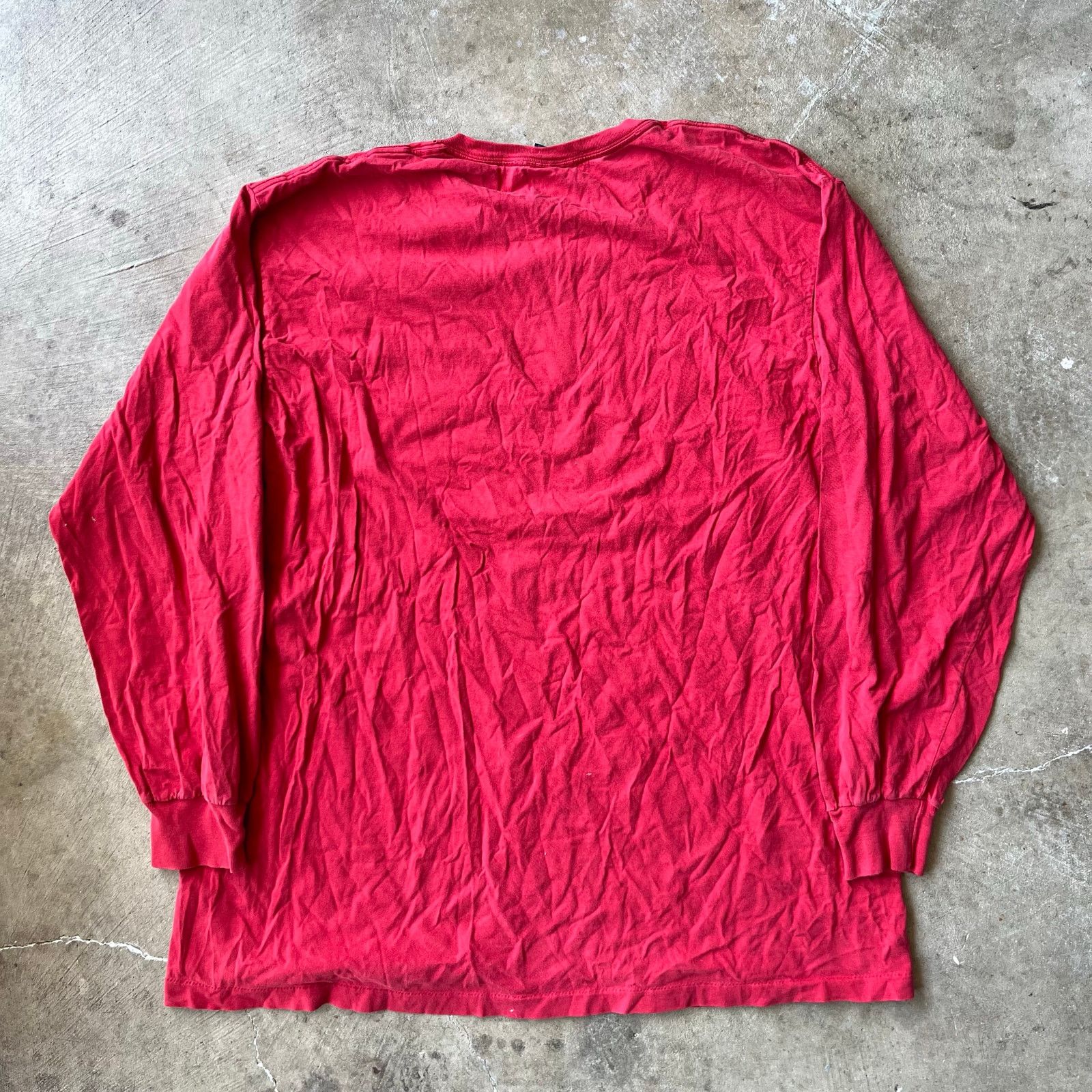 Vintage VINTAGE 90S POLO RALPH LAUREN LONGSLEEVE SHIRT RED LARGE Size US L / EU 52-54 / 3 - 3 Thumbnail