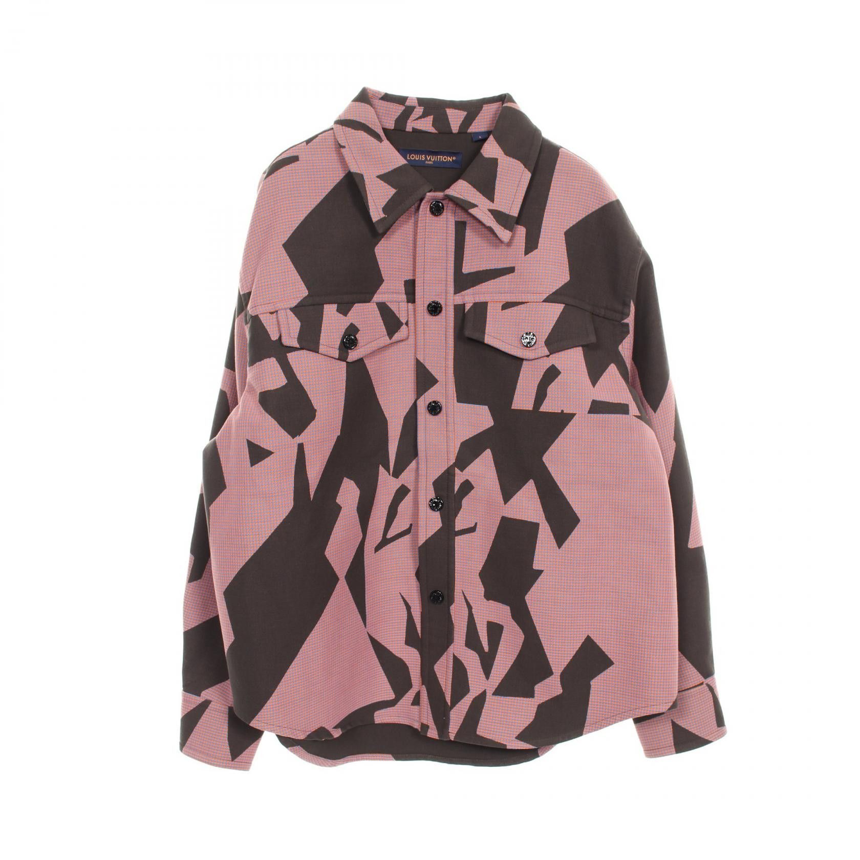 Louis Vuitton Louis Vuitton Louis Vuitton Double Face Cotton Shirt Jacket Cotton Tops RM231M TB4 HOS01W Size ONE SIZE - 1 Thumbnail