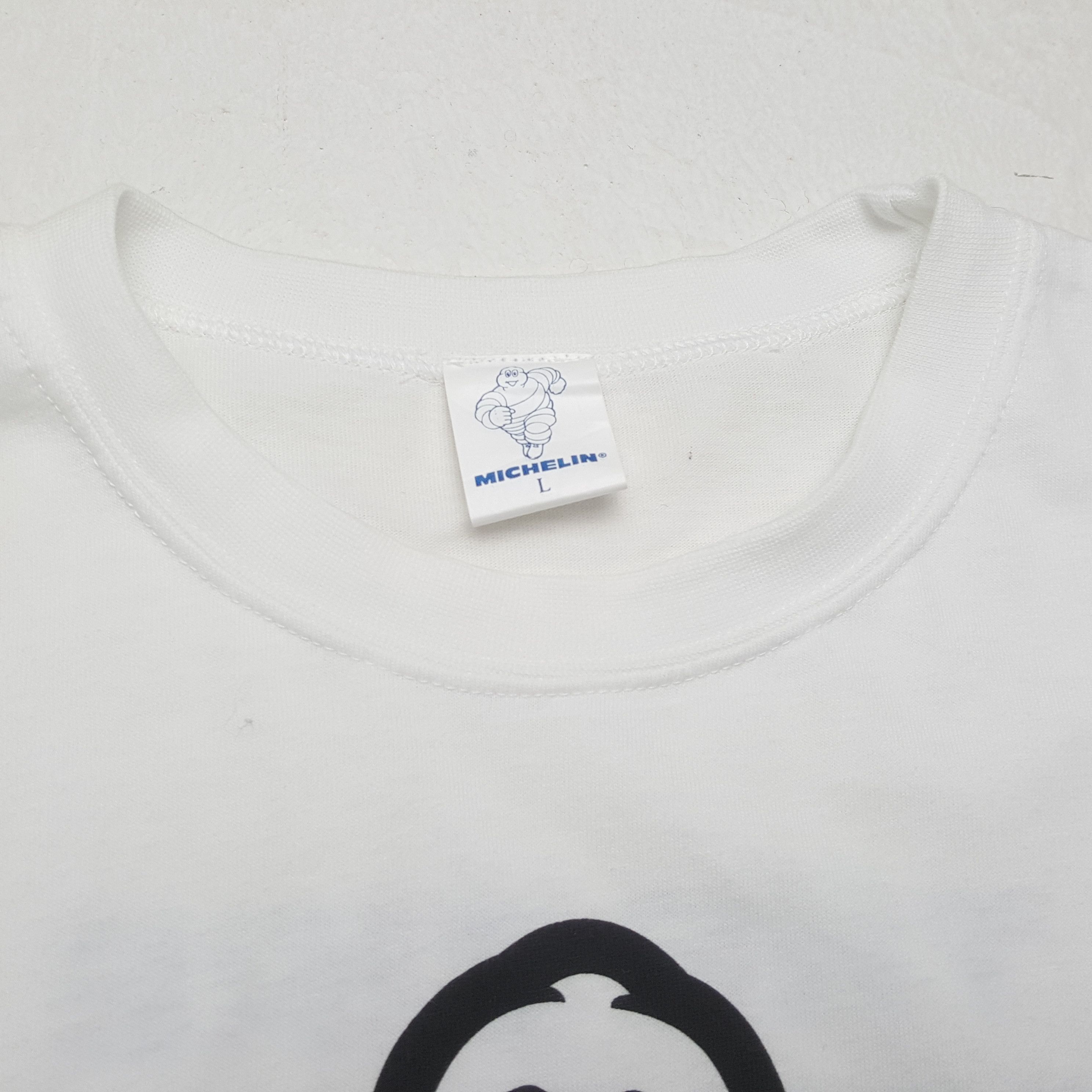 Japanese Brand × Vintage THE TIRE MICHELIN Logo Design Promo Style Tshirt Size US L / EU 52-54 / 3 - 8 Thumbnail