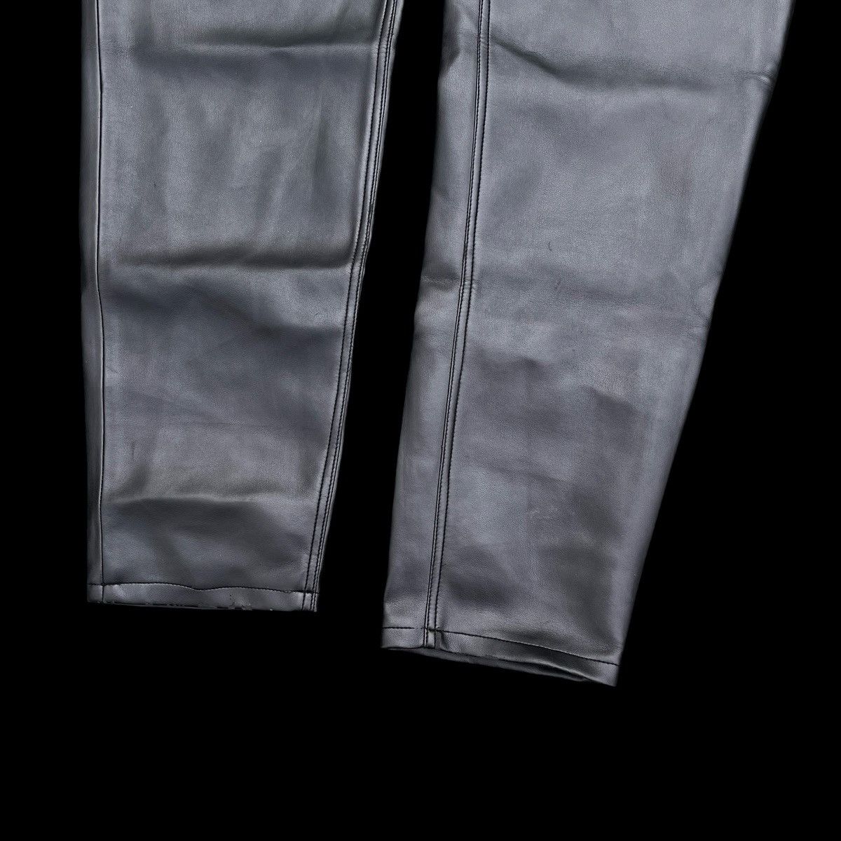 Other Vintage Morbid Threads Leather Jeans Size 36 Grunge Goth Size US 36 / EU 52 - 3 Thumbnail