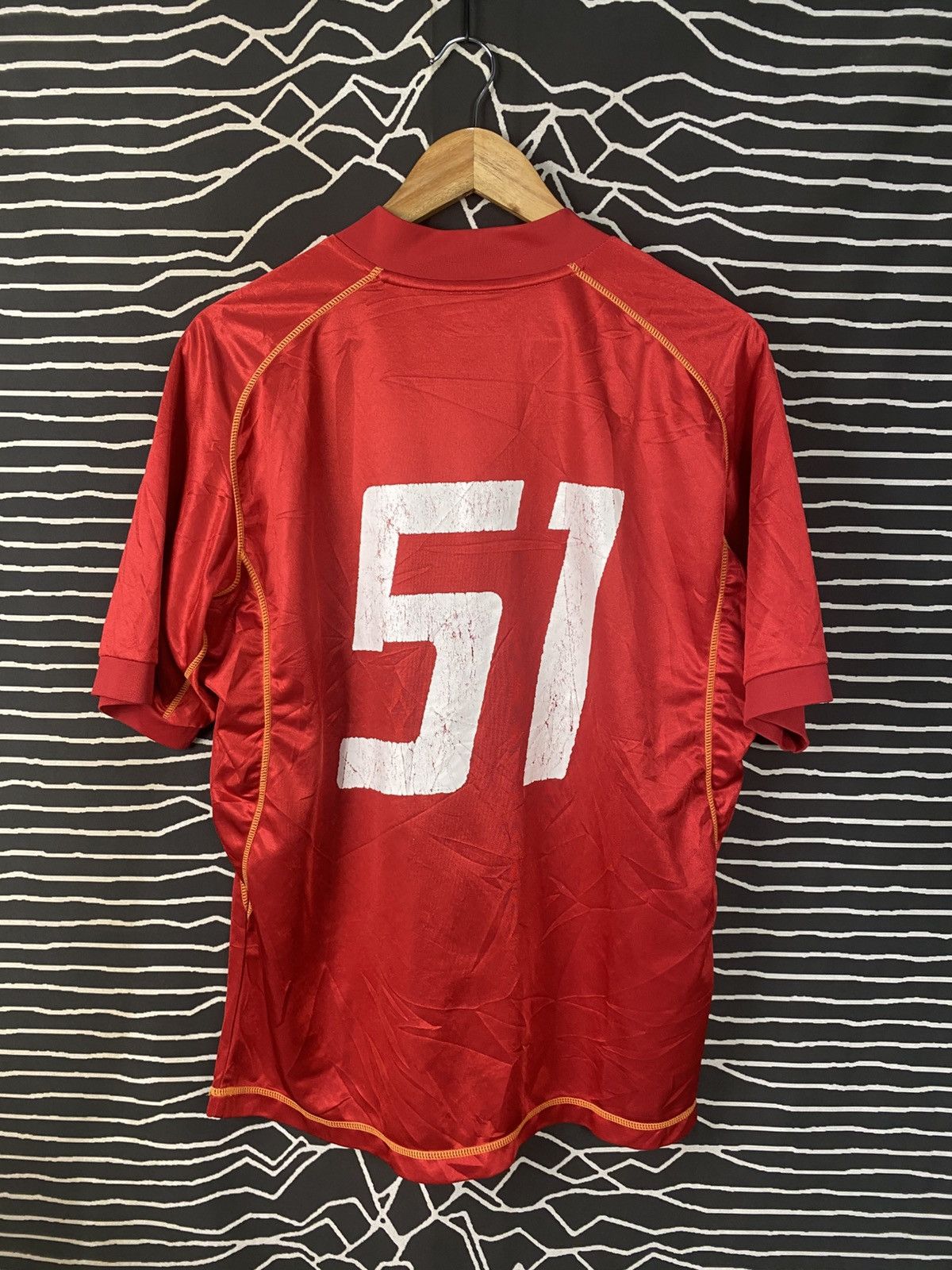 Lotto Sport Vintage Lotto x Kenzo F.C. "51" Football Jersey Red Size US L / EU 52-54 / 3 - 2 Thumbnail
