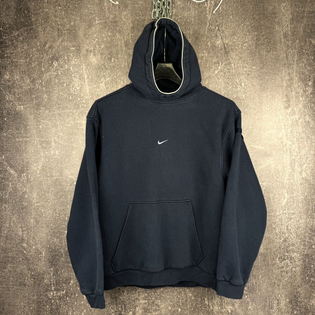 Vintage Nike center logo swoosh hoodie streetwear Y2K