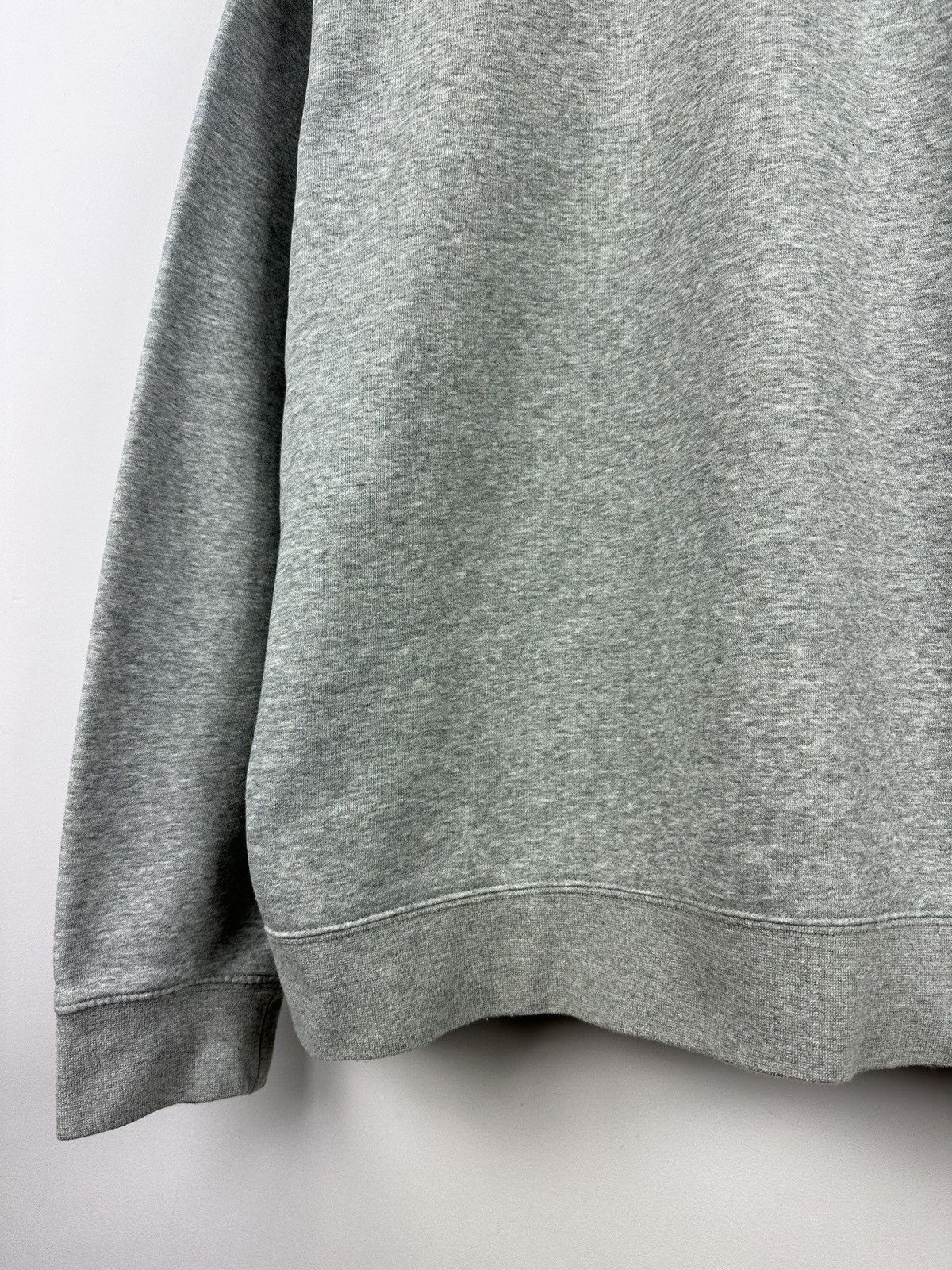 Nike × Vintage Y2K Nike Basic Grey Zip Hoodie Size US XL / EU 56 / 4 - 14 Thumbnail