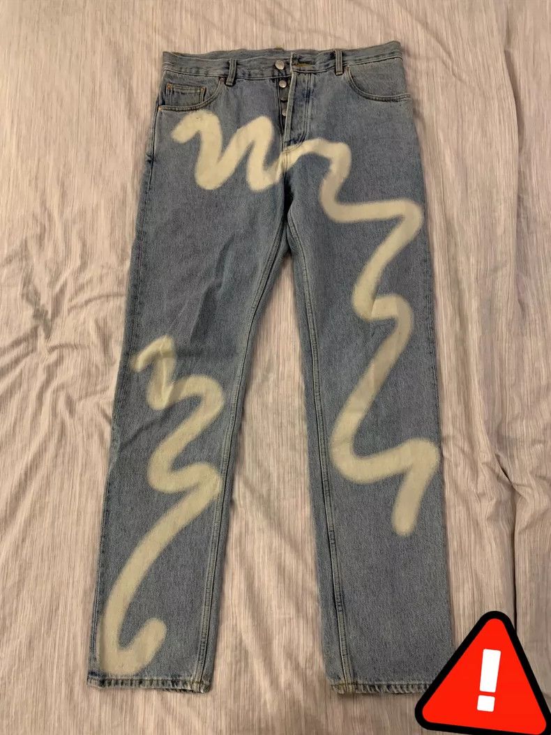 Martine Rose Martine Rose Showstyle printed jeans Size US 34 / EU 50 - 1 Thumbnail