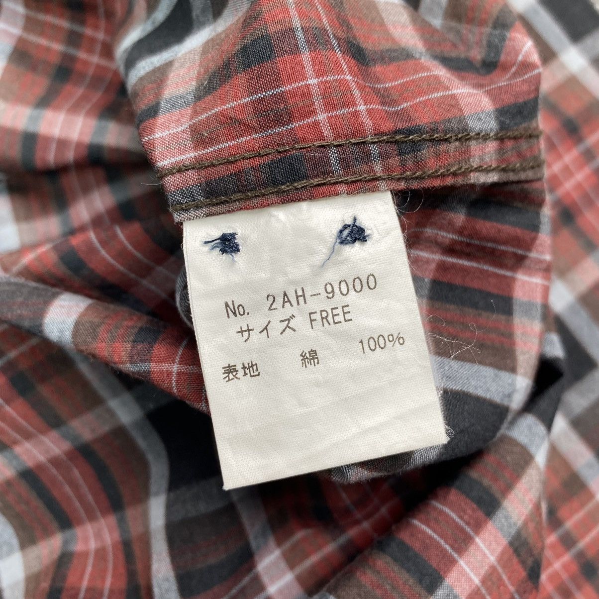 Hysteric Glamour × Japanese Brand hysteric glamour guitar plaid shirt button Size US M / EU 48-50 / 2 - 6 Thumbnail