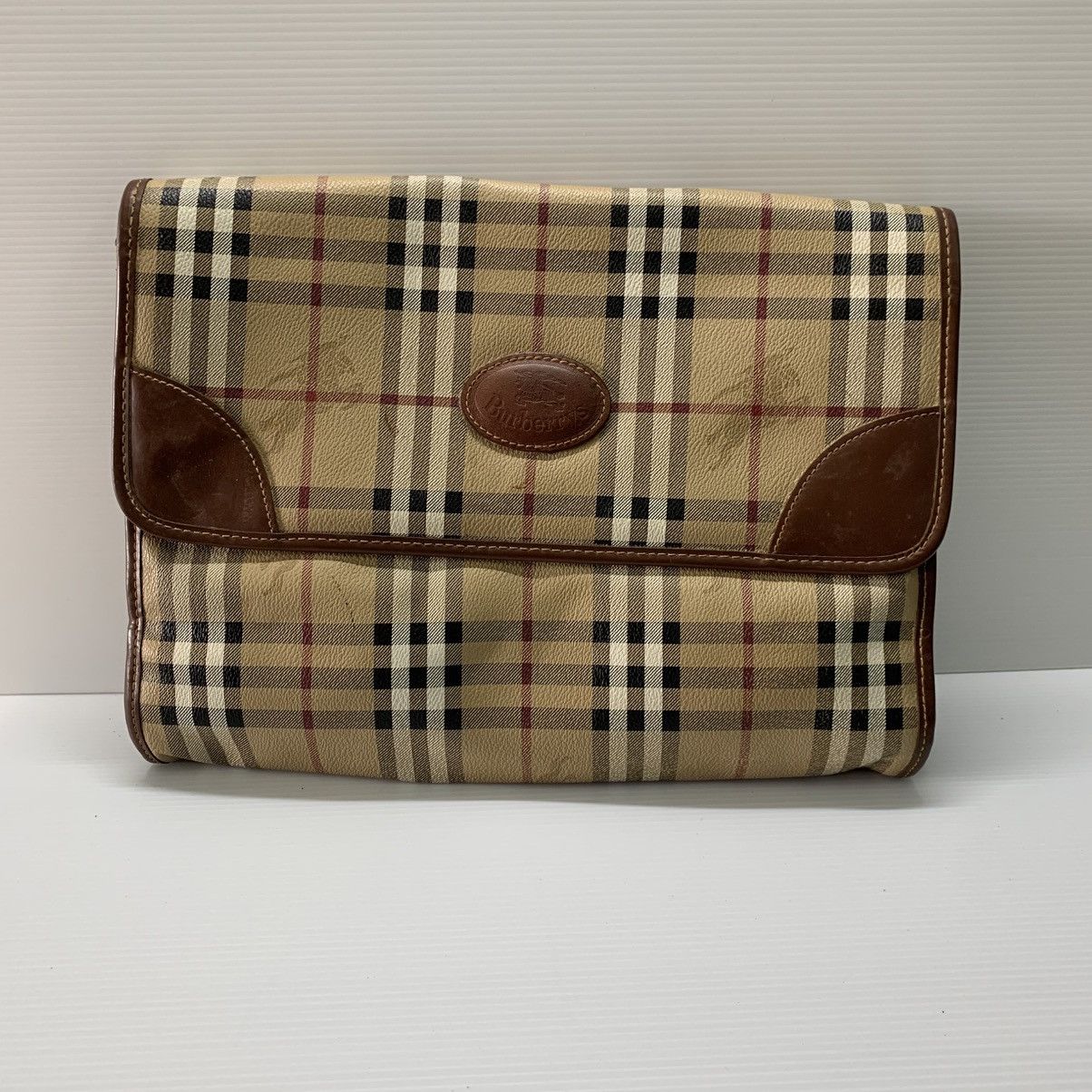 Burberry Burberrys Vintage Novacheck Clutch Size ONE SIZE - 2 Thumbnail