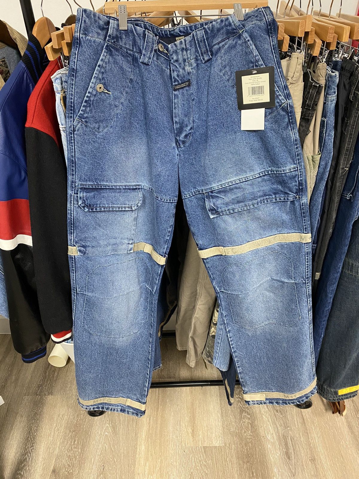 image of Marithe Francois Girbaud x Vintage Y2K Marithe Francois Gibaud Jeans in Blue, Men's (Size 36)