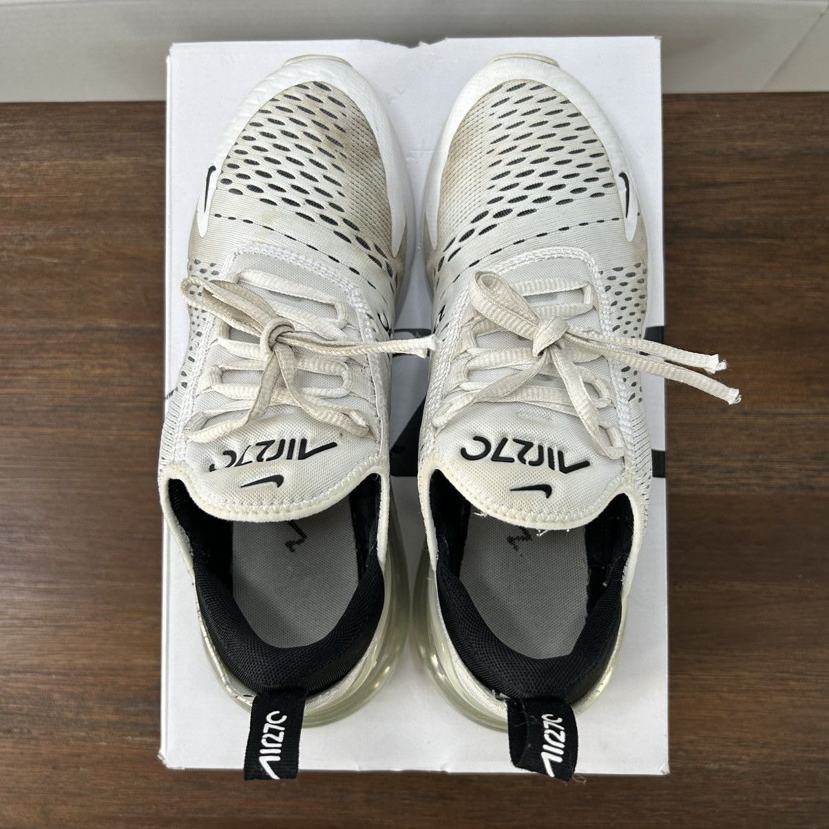 Nike Nike Air Max 270 White Black Sneakers Women’s 9.5 Size US 9.5 / IT 39.5 - 5 Thumbnail