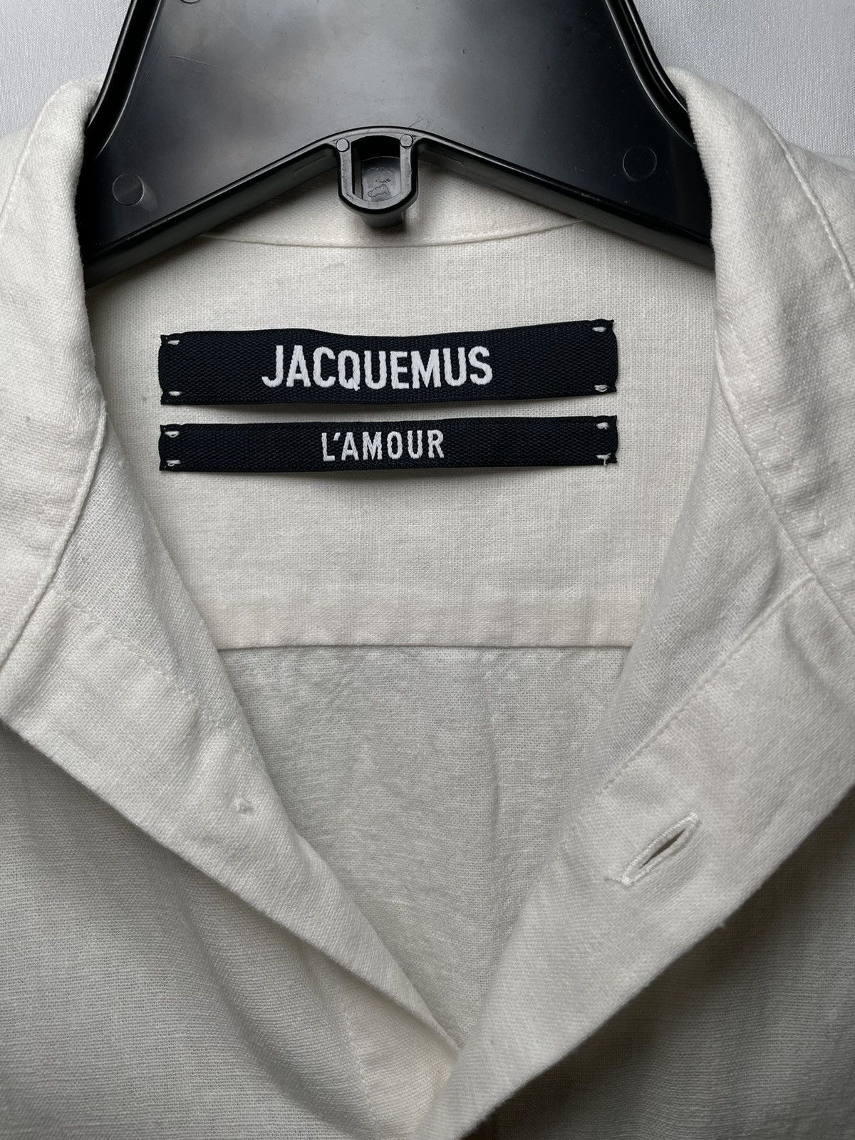 Jacquemus Jacquemus L’amour Linen Shirt Size US S / EU 44-46 / 1 - 7 Thumbnail