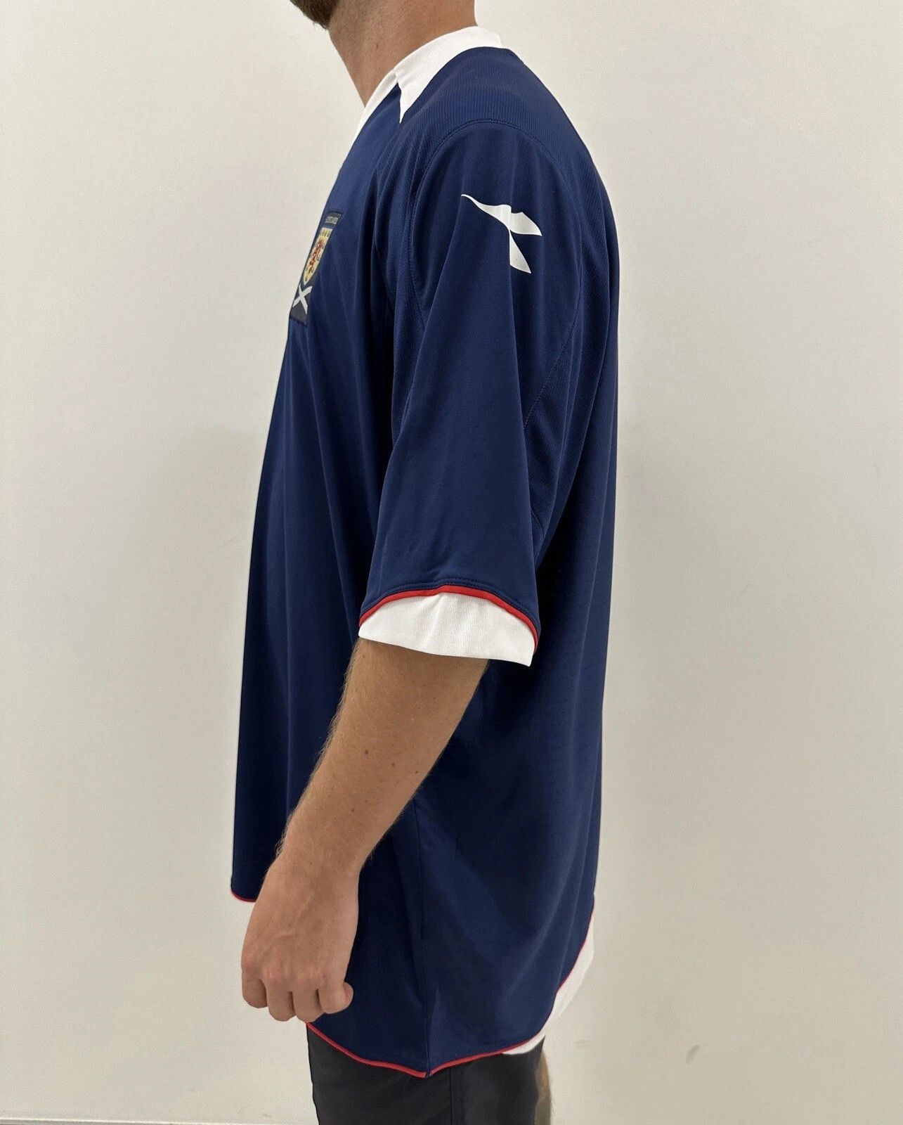 Diadora Vintage National Scotland 2008/2010 Home Jersey Shirt Soccer Size US XXL / EU 58 / 5 - 3 Thumbnail