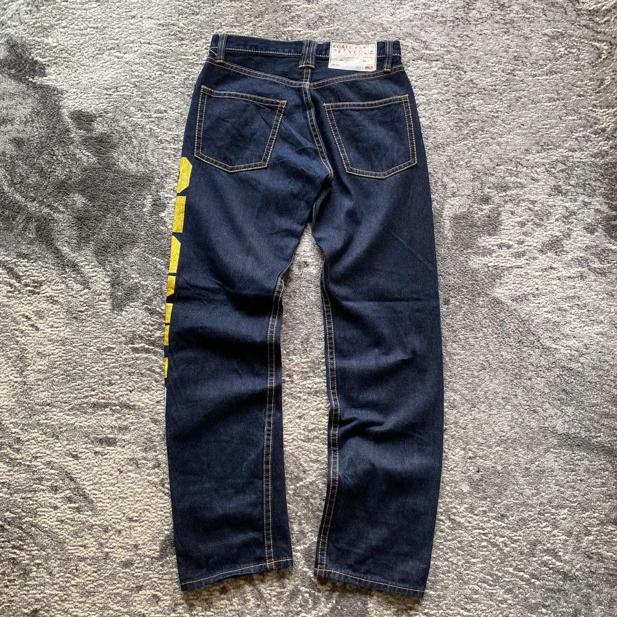 Japanese Brand Vintage CO&LU selvedge motocycle denim Size US 30 / EU 46 - 8 Thumbnail