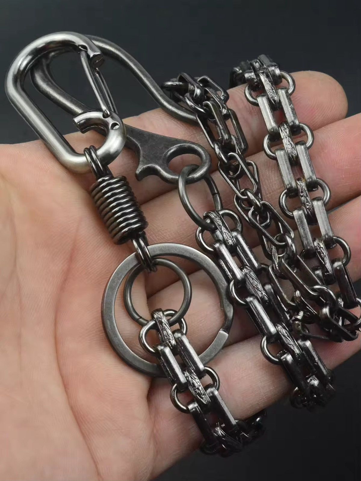 Jewelry Metal Wallet Pant Keychain Size ONE SIZE - 5 Thumbnail