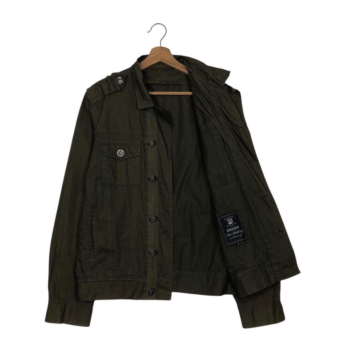 Japanese Brand BEAMS Olive Military Utility Jacket – Archive Japan (M) Size US M / EU 48-50 / 2 - 12 Thumbnail
