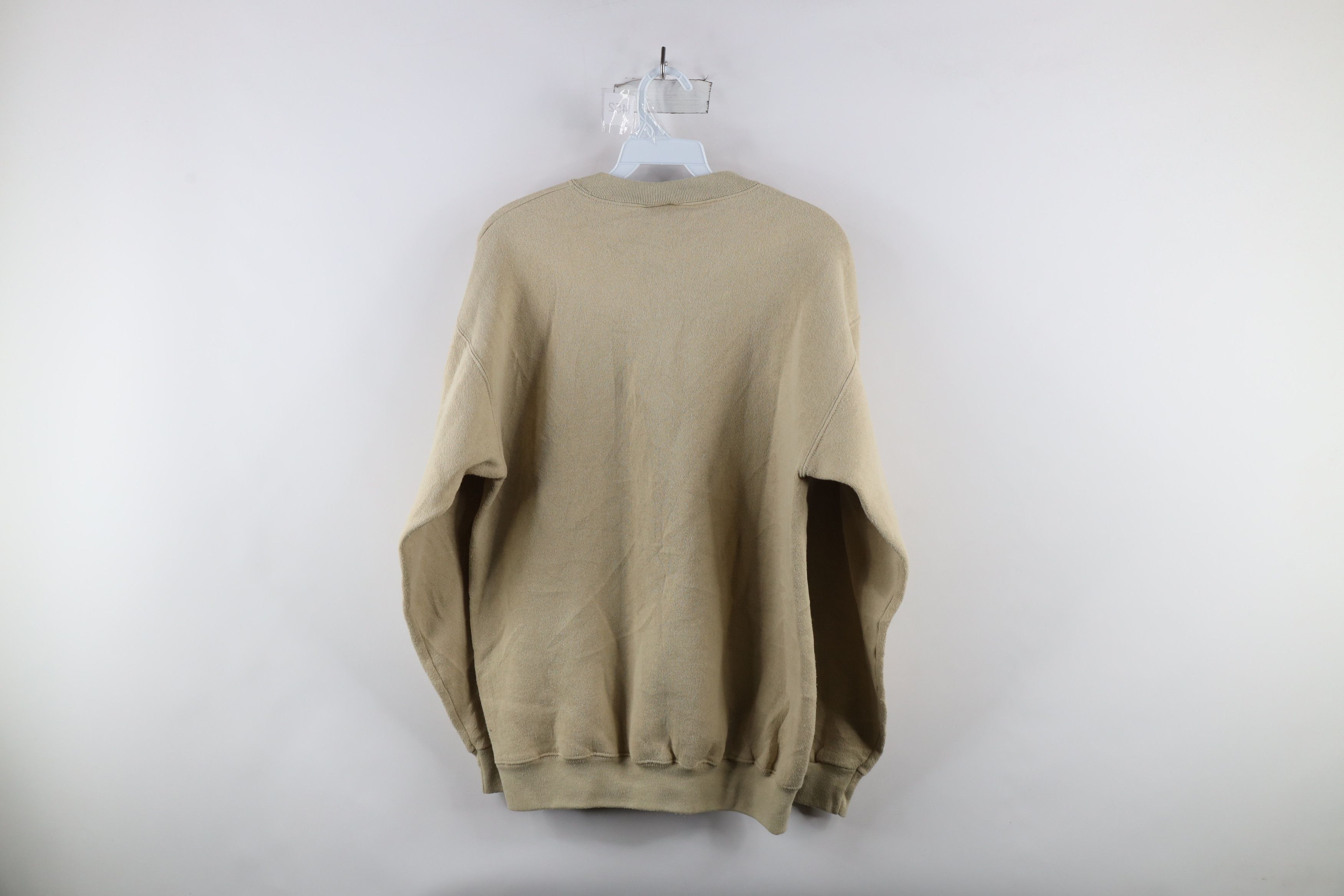 Vintage Vintage 90s Britannia Levis Crewneck Sweatshirt Beige USA Size US M / EU 48-50 / 2 - 7 Thumbnail