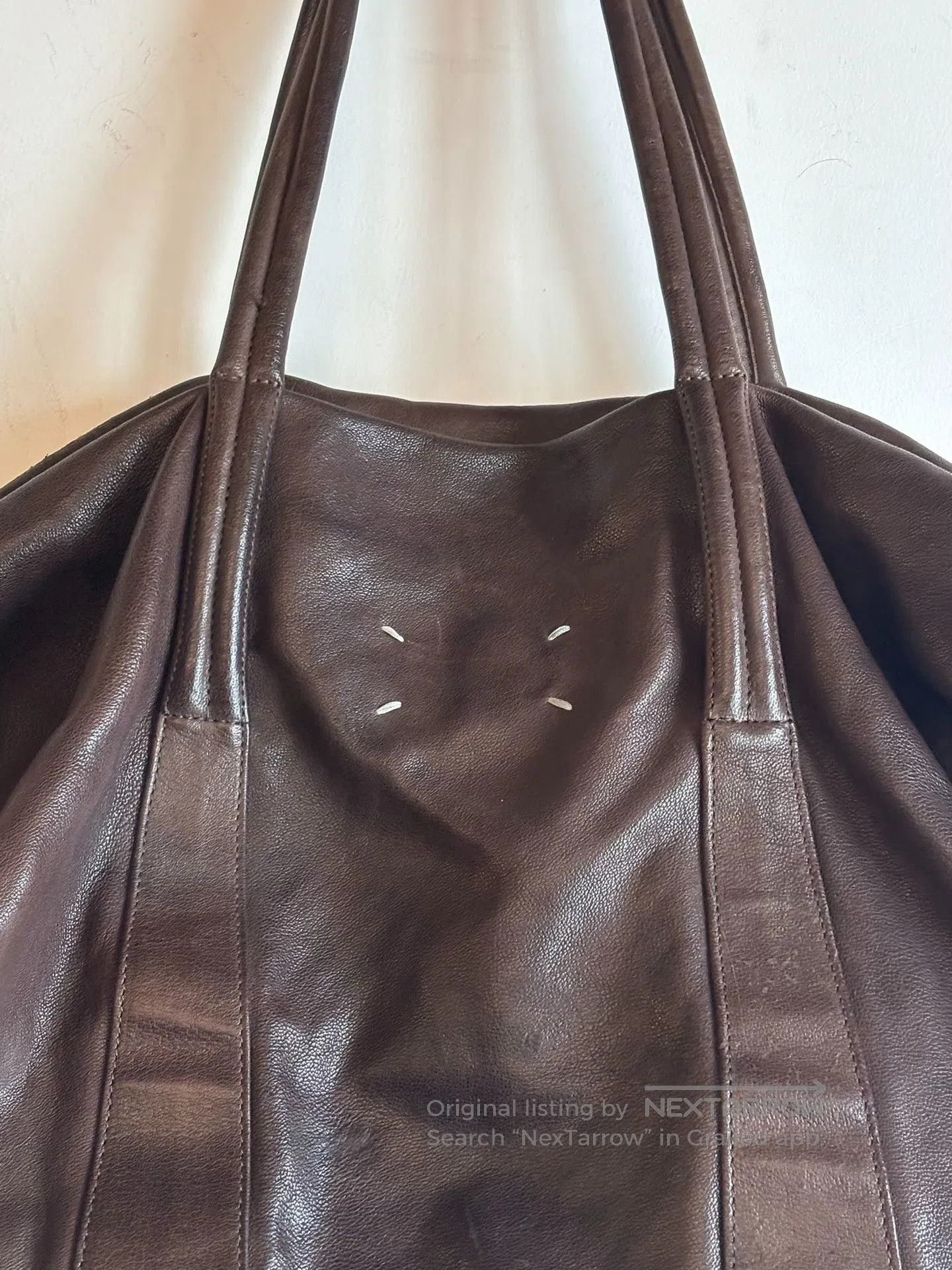 Maison Margiela maison martin margiela camel leather travel bag. Size ONE SIZE - 4 Thumbnail