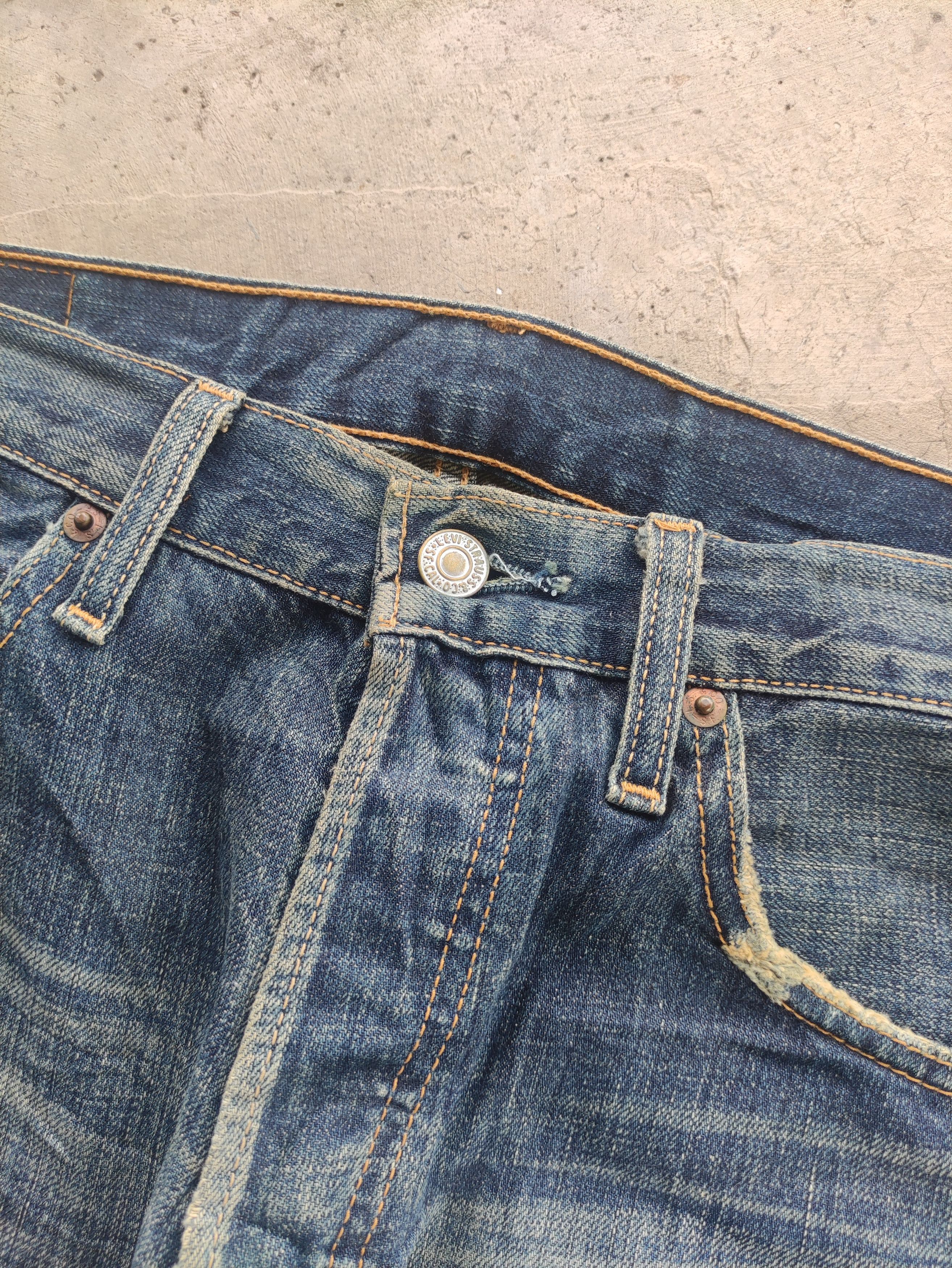 Levi's Vintage Levis 501 Jean Distressed Faded Denim Size US 34 / EU 50 - 6 Thumbnail
