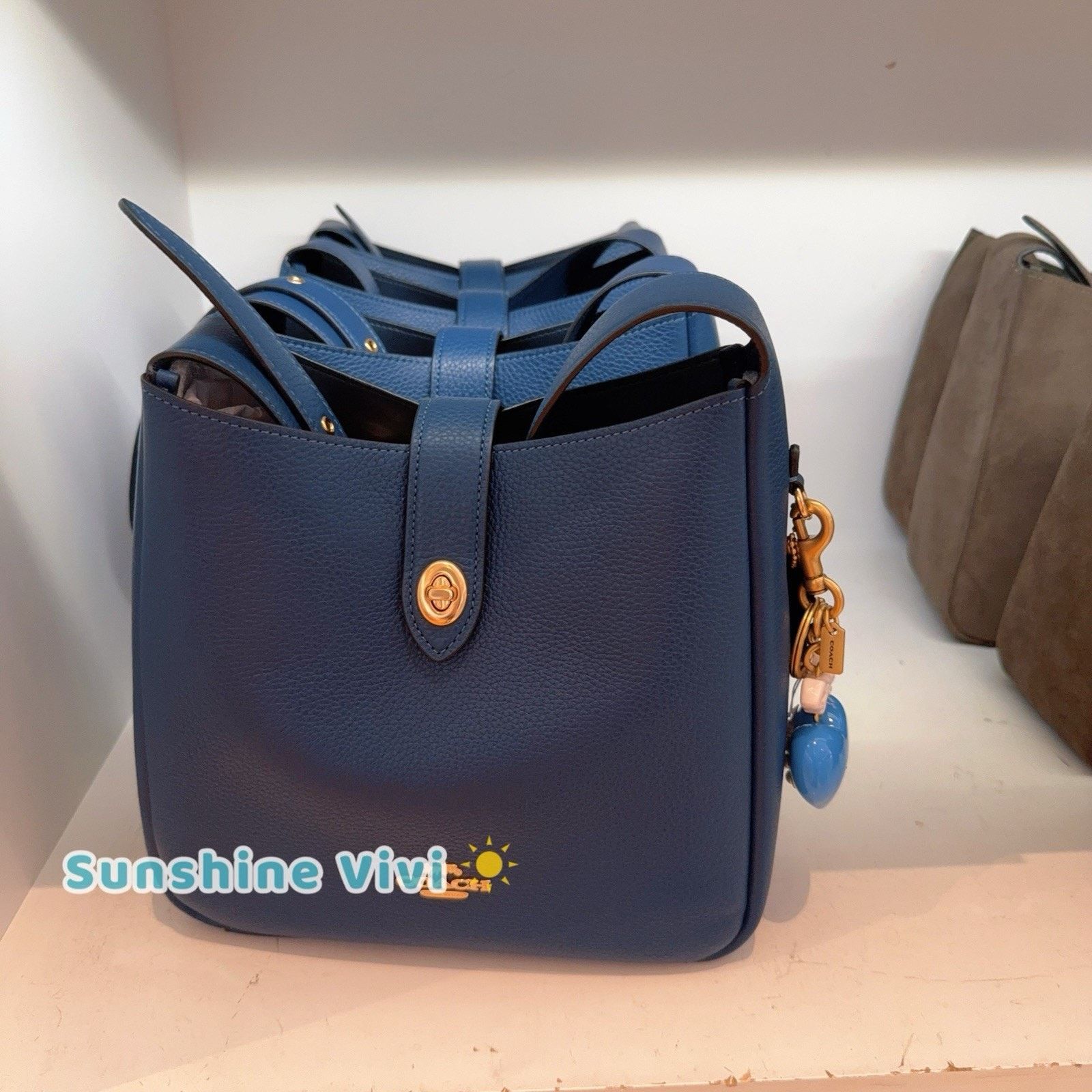 Coach NWT Bundle Coach Hadley Crossbody CW002 & CBH12 Bag Charm Size ONE SIZE - 1 Thumbnail