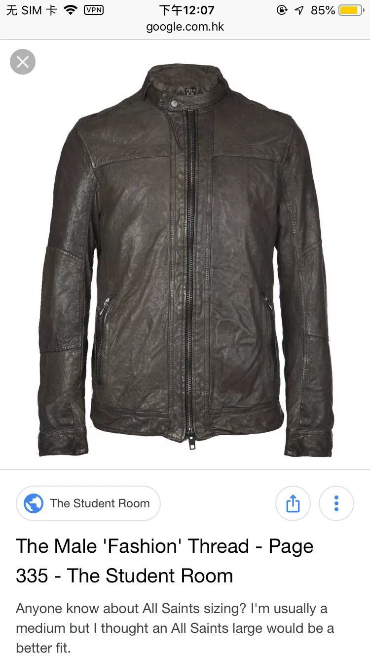 Allsaints All Saints Vintage Discontinued Leather Jacket Size US M / EU 48-50 / 2 - 1 Thumbnail