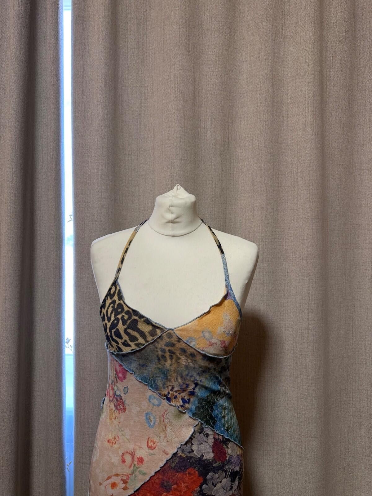 Jaded London Jaded London animal print halter neck mini dress Sz 36 EU Size S / US 4 / IT 40 - 2 Thumbnail