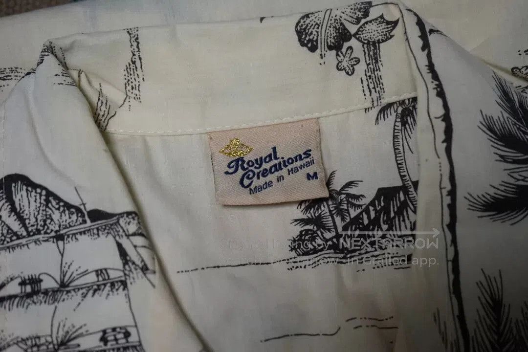 Vintage Vintage 70s Hawaiian Shirt for Summer. Size US M / EU 48-50 / 2 - 6 Thumbnail