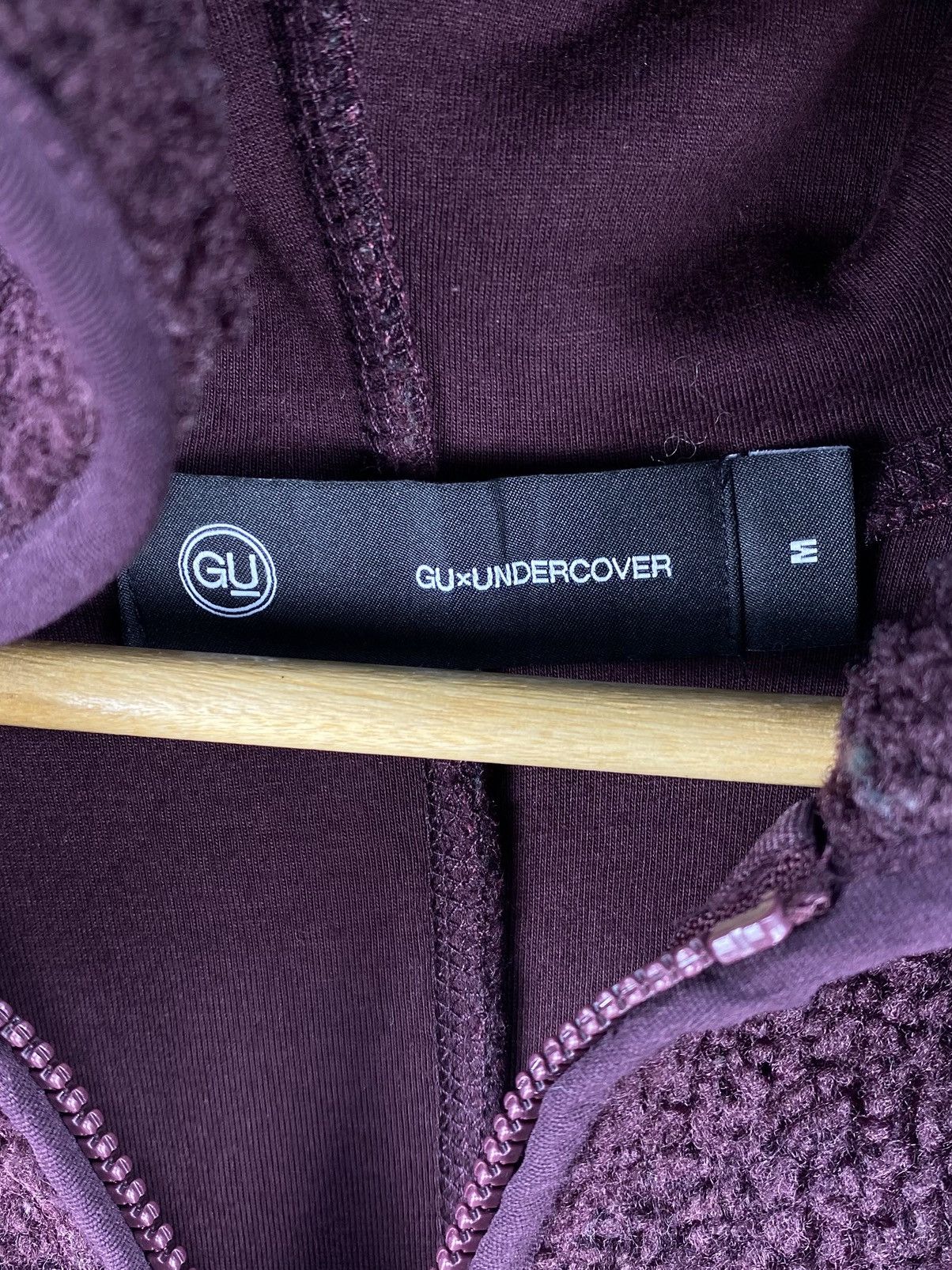 GU GU X Undercover Sherpa Hoodie Parka Jacket Size US L / EU 52-54 / 3 - 11 Thumbnail