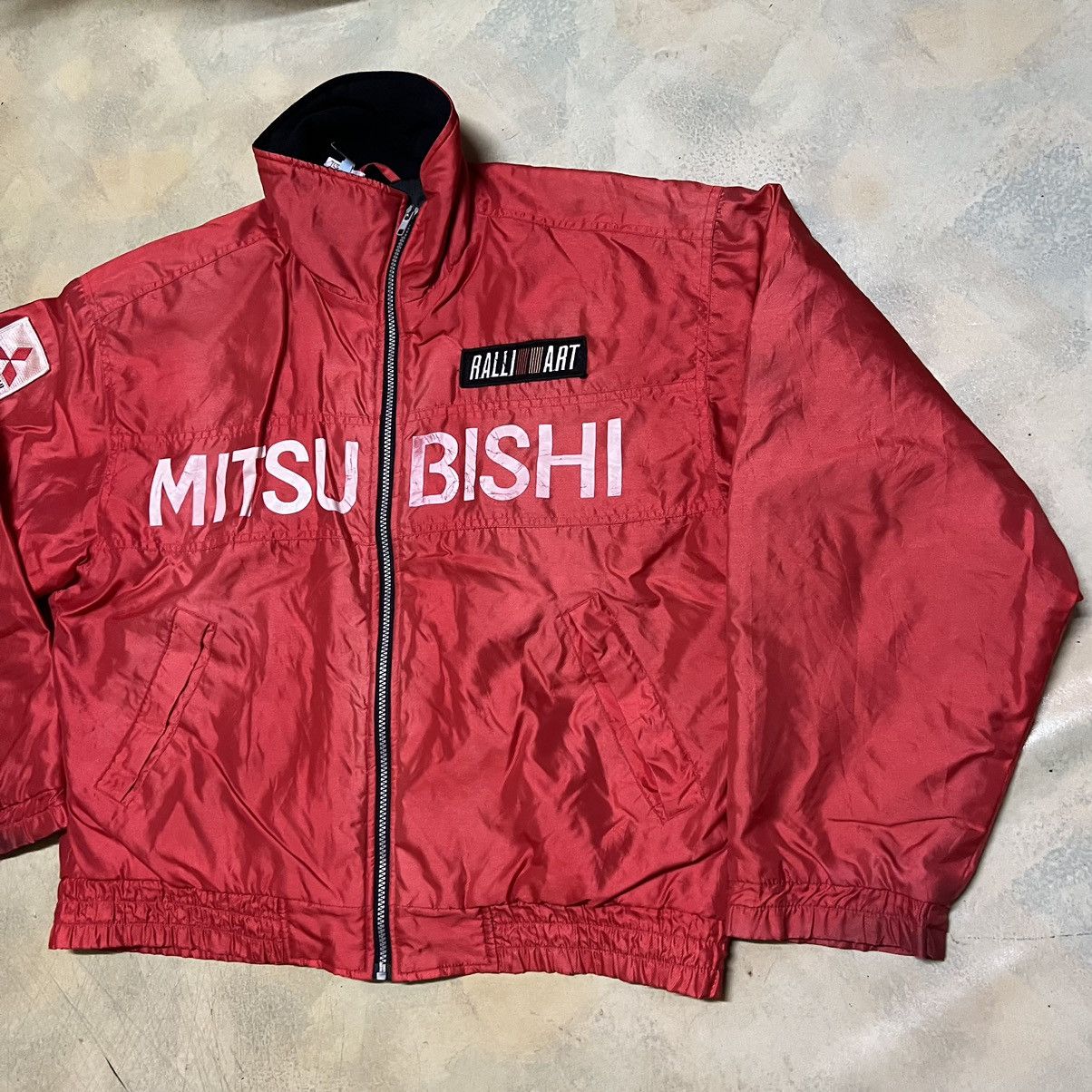 Japanese Brand Vintage Mitsubishi Ralliart Racing Jacket Big Logo Size US L / EU 52-54 / 3 - 3 Thumbnail