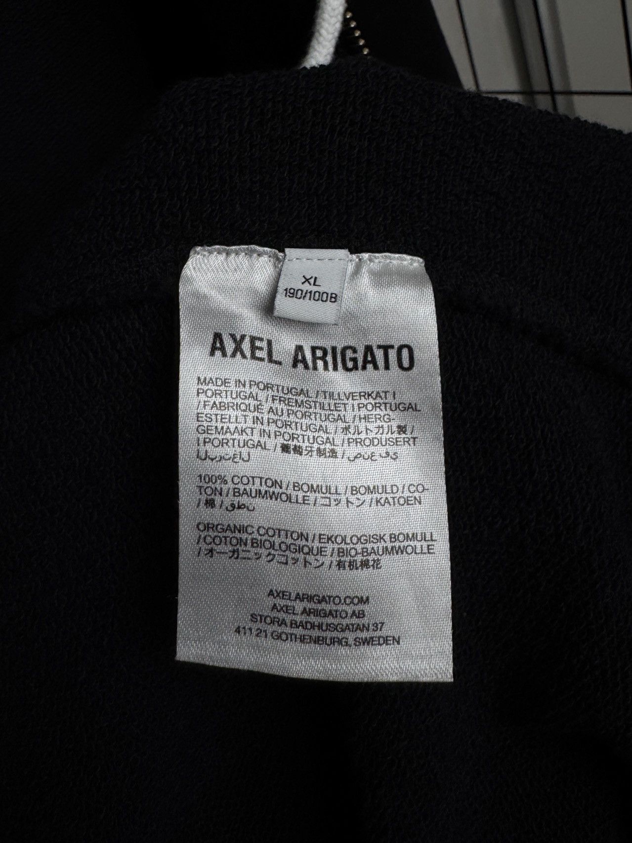 Axel Arigato Axel Arigato black zip up honor oversized hoodie Size US XL / EU 56 / 4 - 10 Thumbnail