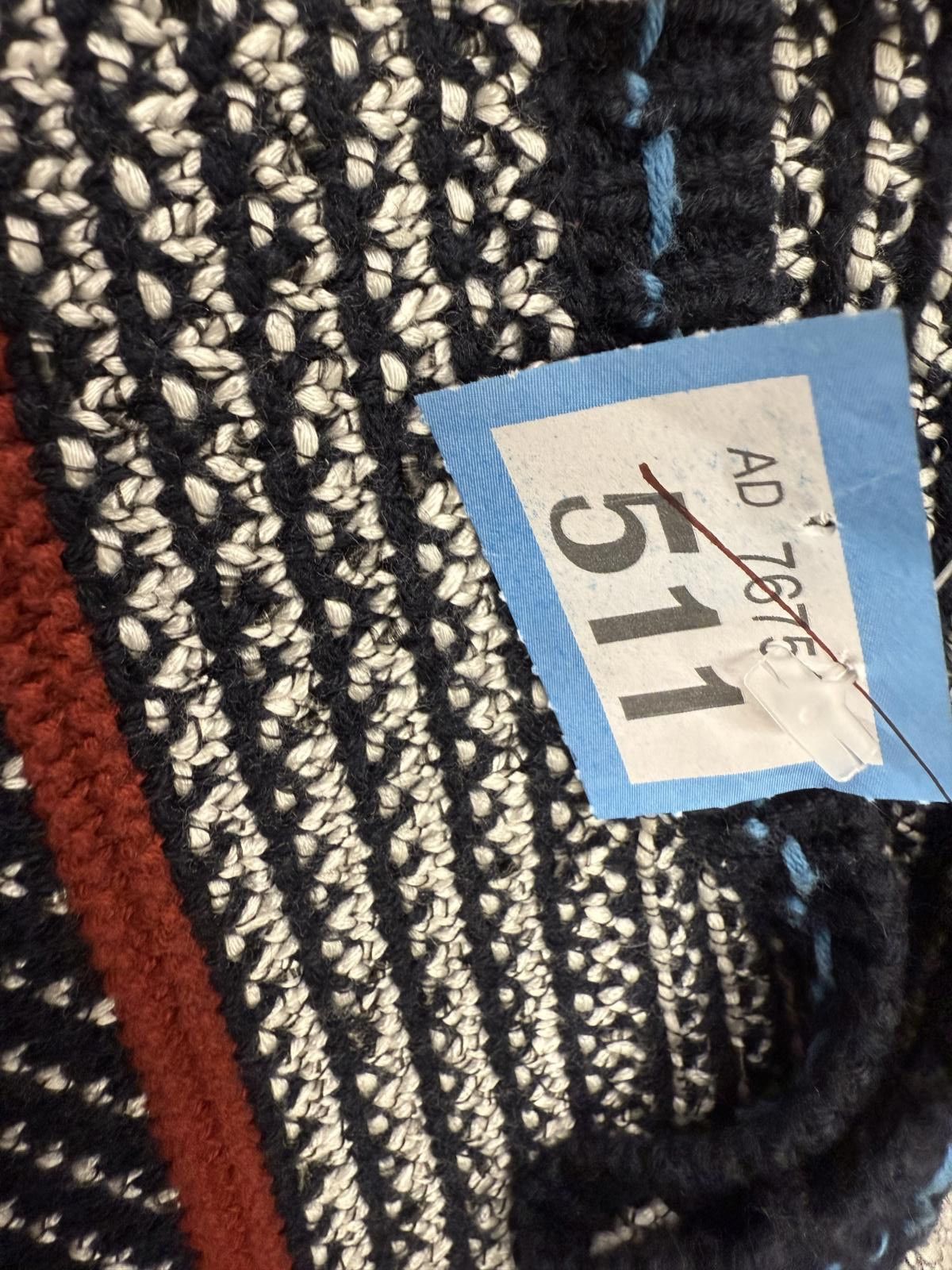Unknown London Striped Knit Sweater with Frayed Edges b511 Size US M / EU 48-50 / 2 - 3 Thumbnail