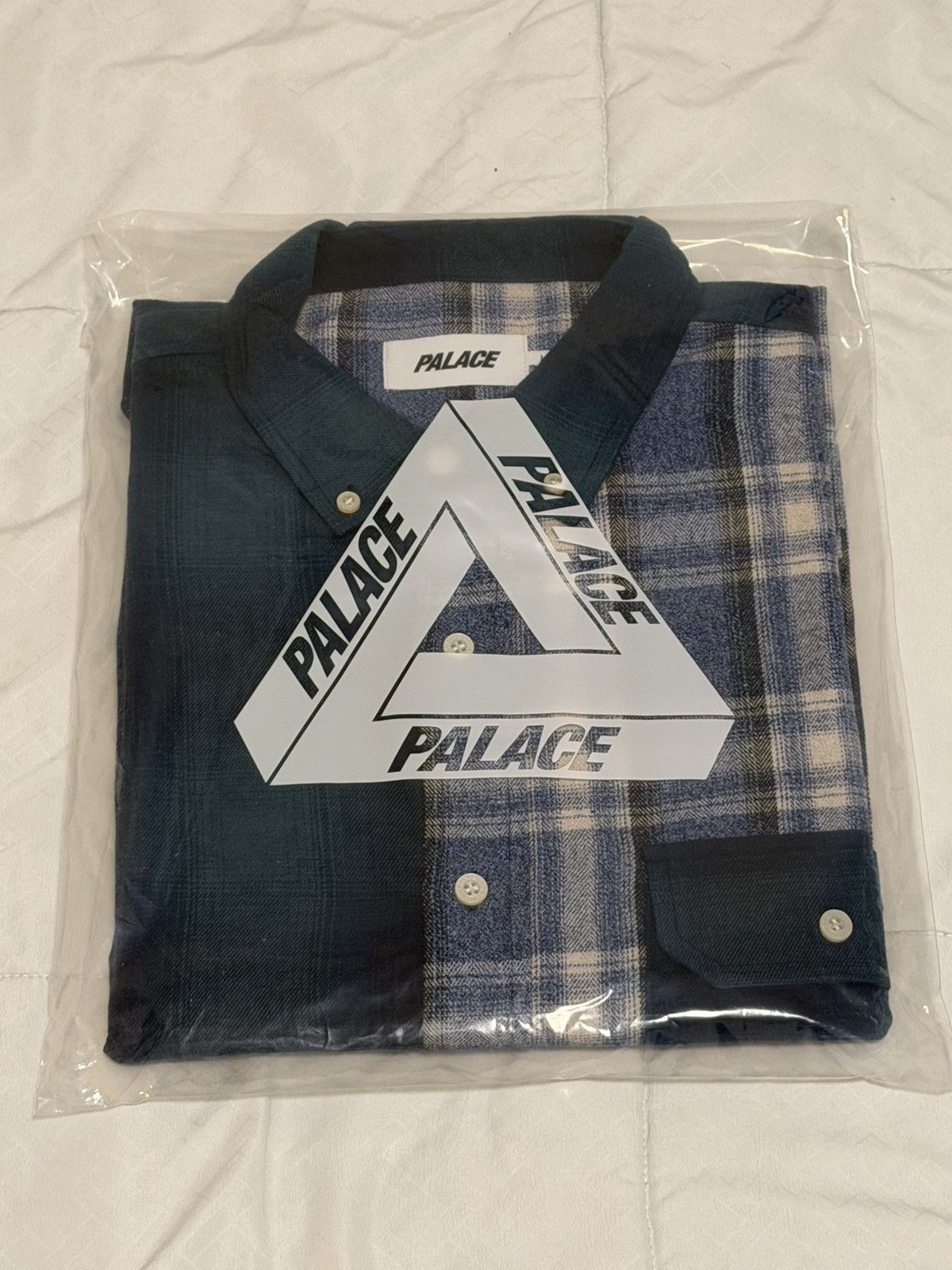 Palace Palace Patchy Flannel Shirt Blue Size L Brand New Size US L / EU 52-54 / 3 - 3 Thumbnail
