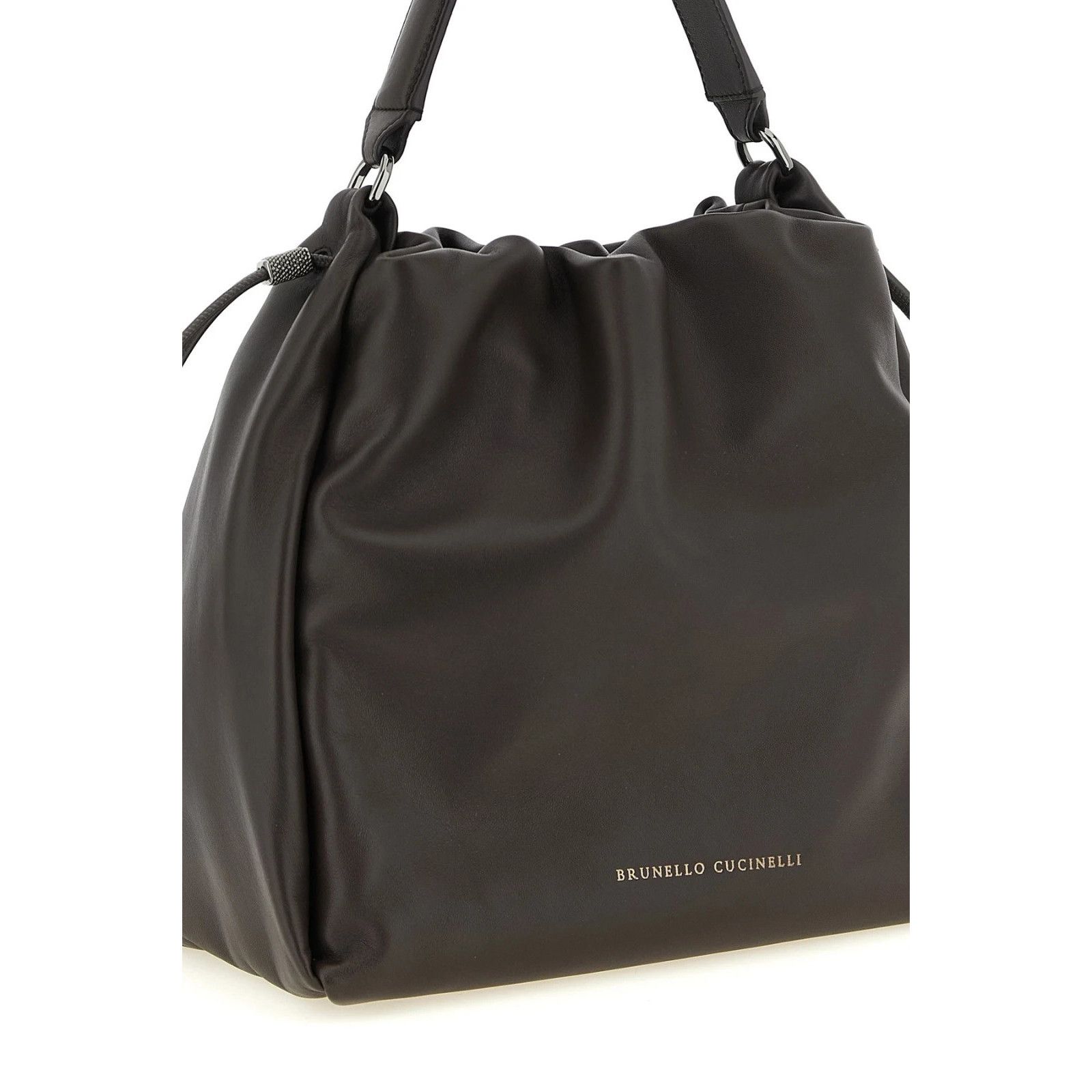Brunello Cucinelli BRUNELLO CUCINELLI $4400 Brown Bucket Bag New & Authentic Size ONE SIZE - 3 Thumbnail