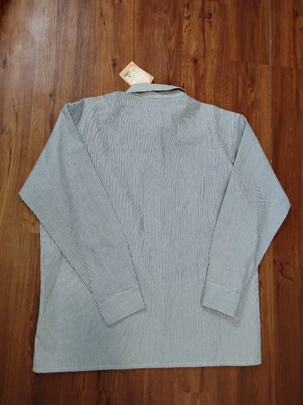 Ben Davis NWT Vintage Ben Davis Pinstripe Work Shirt Long Sleeve Size US XL / EU 56 / 4 - 5 Thumbnail