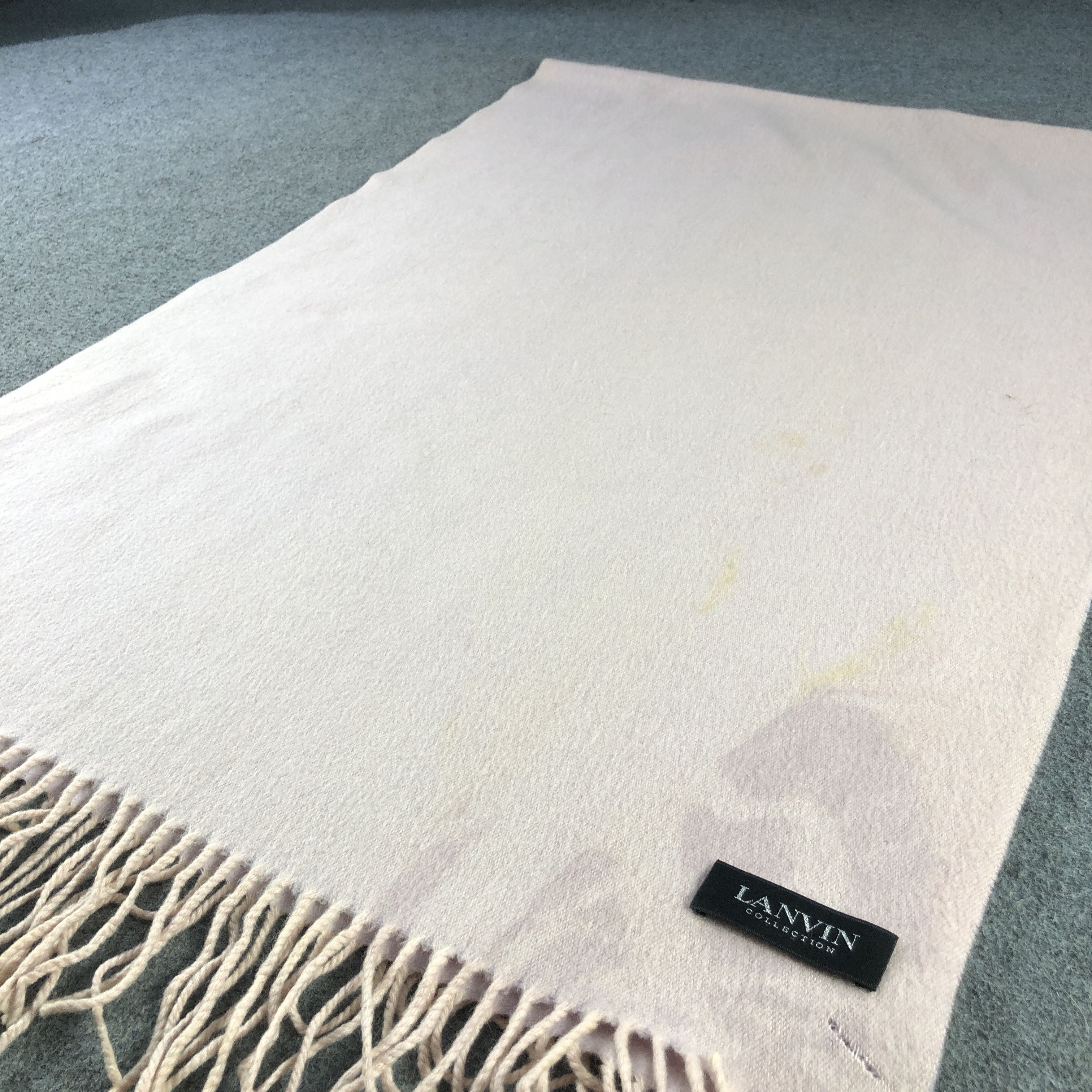 Lanvin Lanvin Big Size Cashmere Scarf Muffler V2901 Size ONE SIZE - 3 Thumbnail