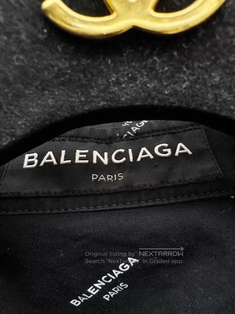 Balenciaga Balenciaga Size 37 All-Over Printed Shirt Size US M / EU 48-50 / 2 - 4 Thumbnail