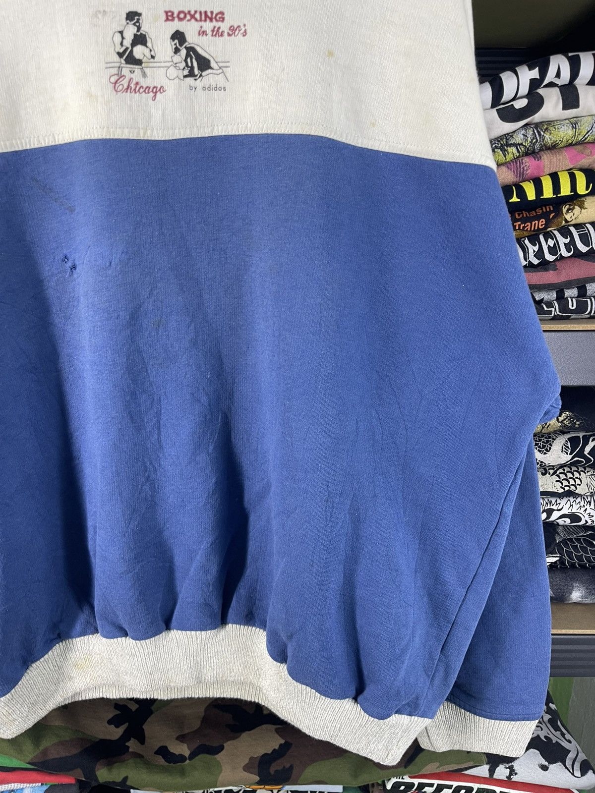 Adidas Vintage Adidas Boxing in the 30's Chicago Adidas Sweatshirt Size US L / EU 52-54 / 3 - 4 Thumbnail