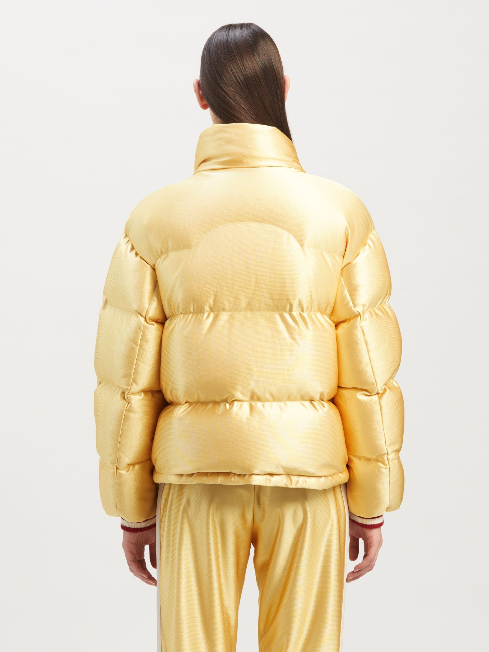 Moncler × Palm Angels o1gr1nt0925 Dup / Keon Jacket in Gold Size XS / US 0-2 / IT 36-38 - 5 Thumbnail