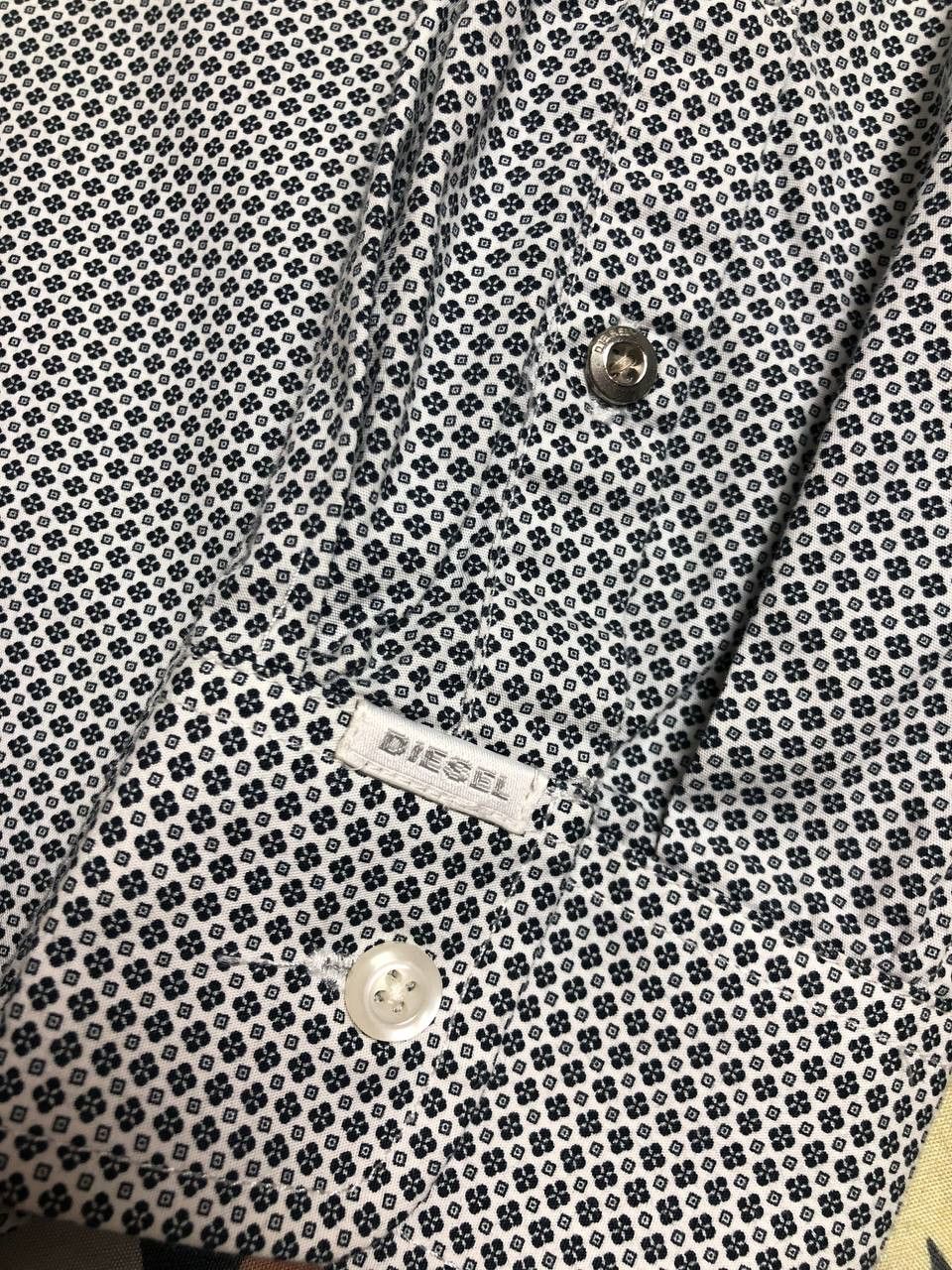 Diesel × Japanese Brand × Vintage Vintage 90s Archive Diesel Y2K Striped Avant Garde Shirt Tee Size US L / EU 52-54 / 3 - 5 Thumbnail