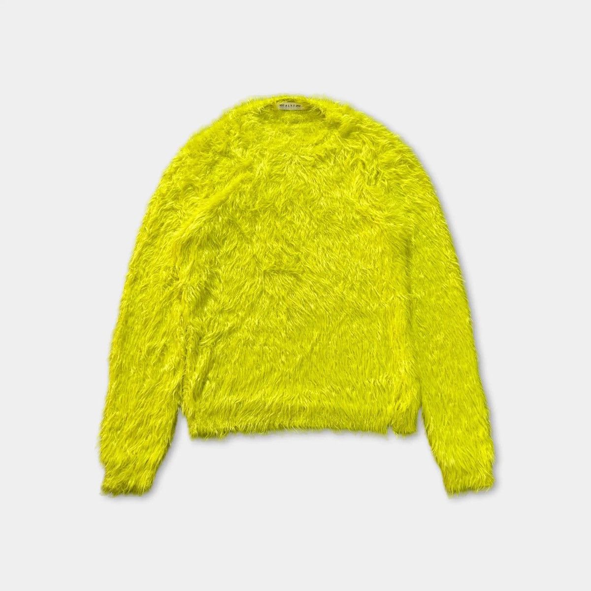 Alyx 1017 Alyx 9SM Feather Sweater (Mohair like) Yellow/lime Size US M / EU 48-50 / 2 - 1 Thumbnail