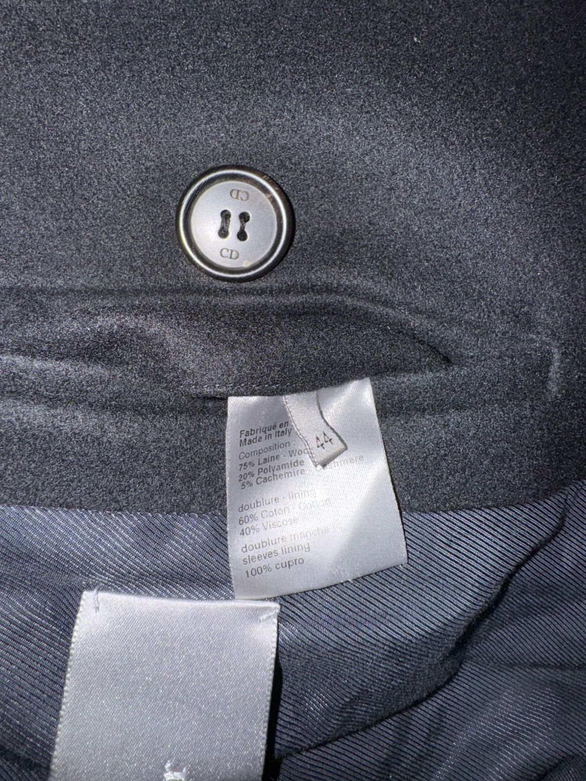 Dior AW 2006 Wool Peacoat Size US S / EU 44-46 / 1 - 6 Thumbnail