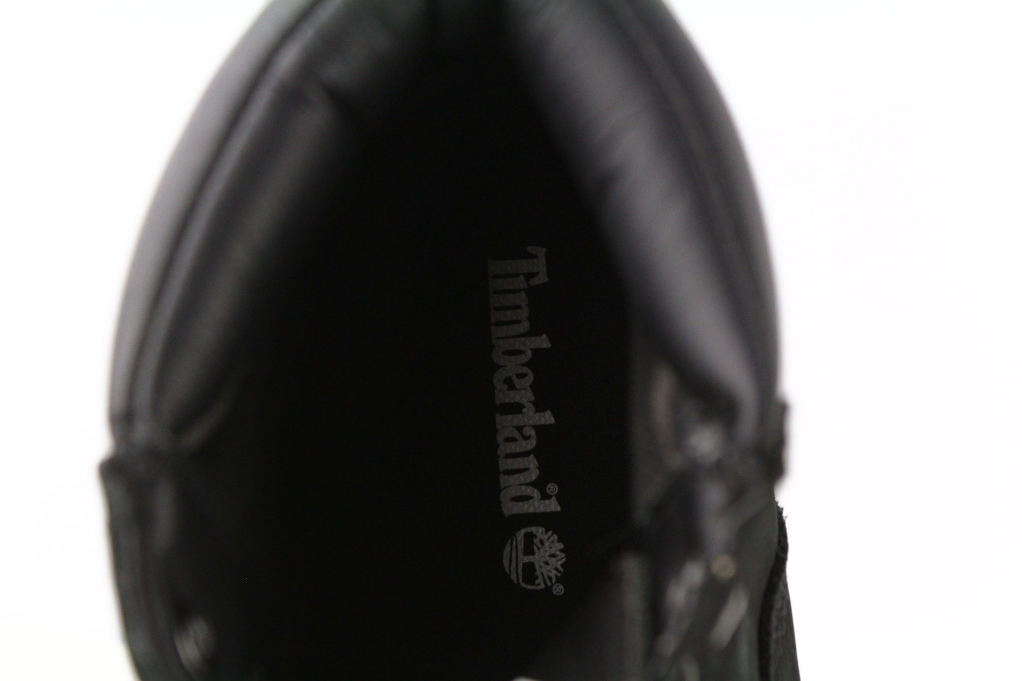 6939R UK7.5 Leather Black Round Toe High Top Boots 79933