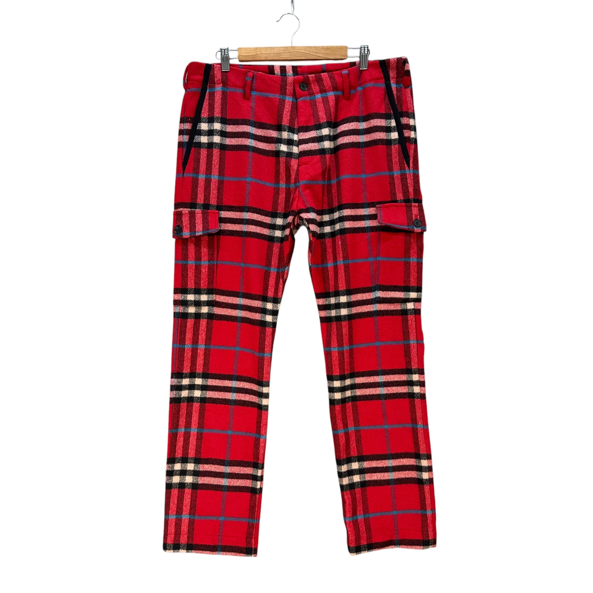 Kangol KANGOL X GRAND SLAM Red Check Cargo Pant #A76-1820 Size US 36 / EU 52 - 1 Thumbnail