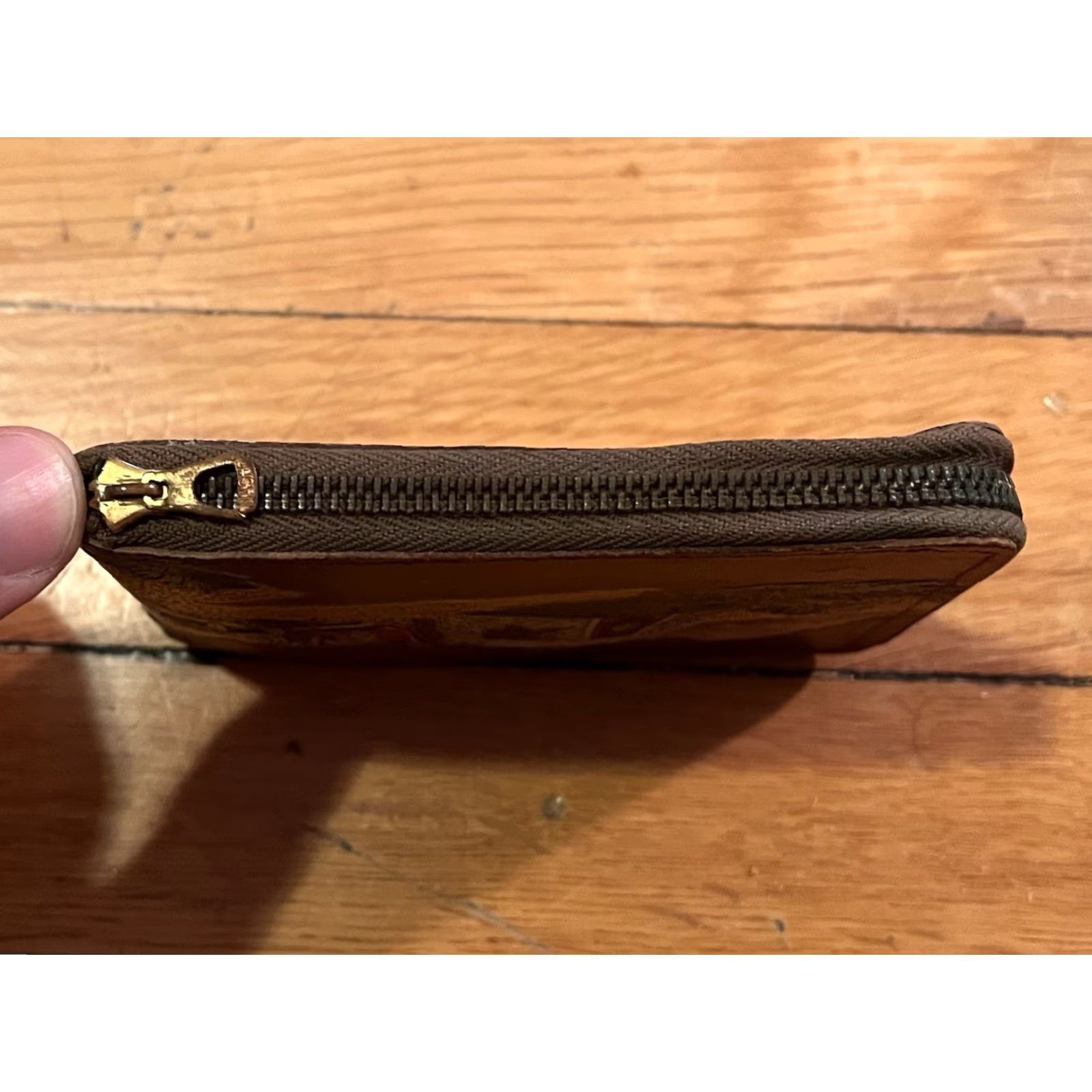 Undercover VINTAGE Red Ryder Cowboy Western Genuine Leather Full Zip Bill Fold Wallet 50s Size ONE SIZE - 3 Thumbnail