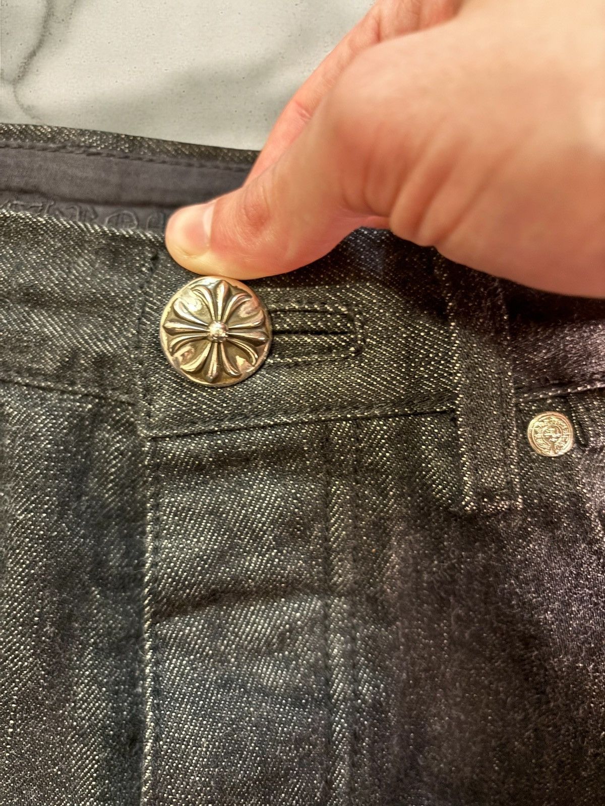 Chrome Hearts Chrome Hearts Star Patch Jeans Size US 31 - 5 Thumbnail