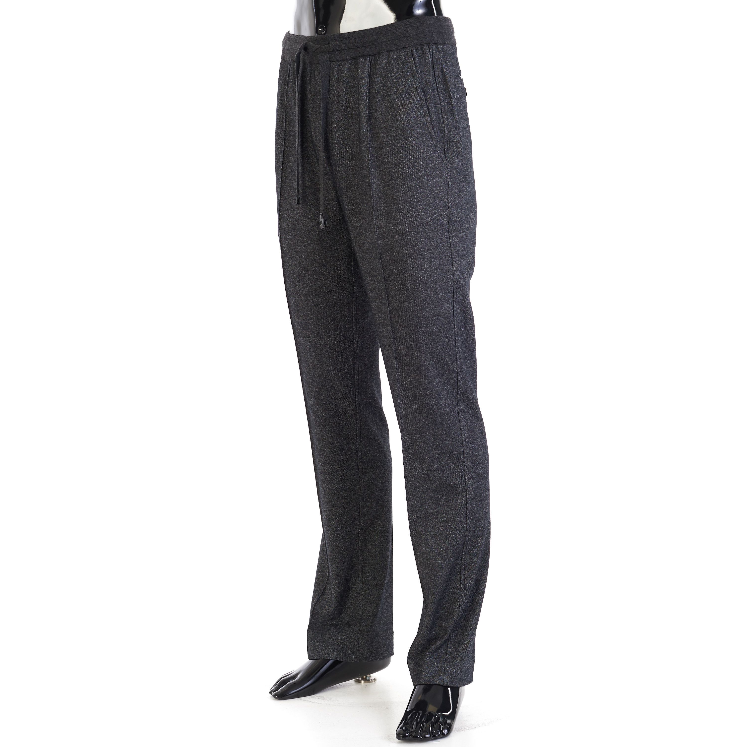 Brioni Gray Trousers - Cashmere Blend Flannel, Drawstring Size US 30 / EU 46 - 2 Thumbnail