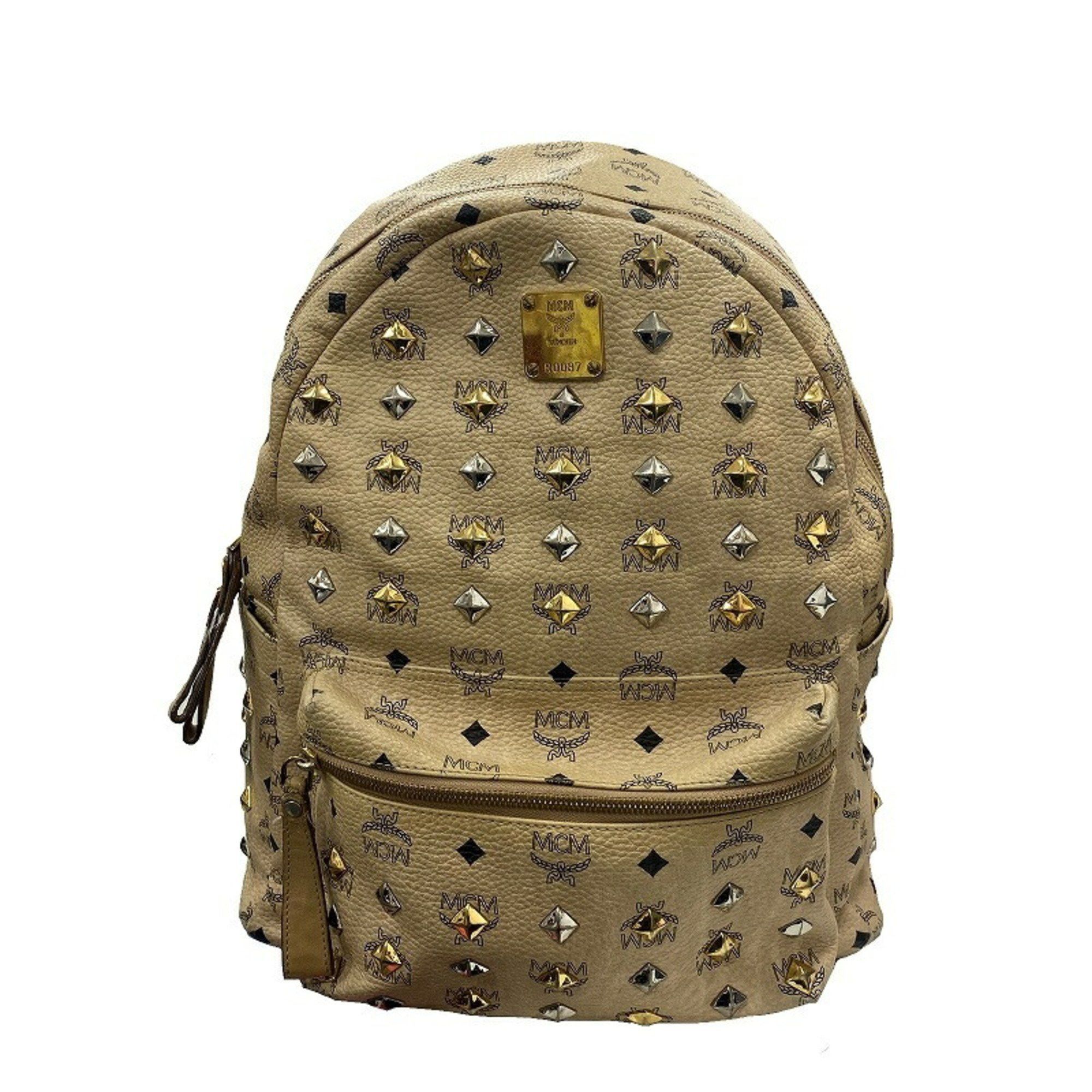 MCM MCM Loveless Collaboration Backpack MWK3AOC12 Beige JA-19734 