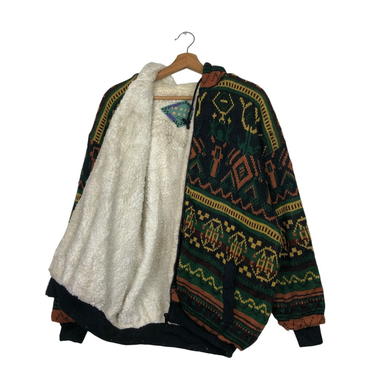Japanese Brand 🔥VINTAGE BOMBER JACKET INDIAN BOSS NAVAJO NATIVE DESIGN Size US L / EU 52-54 / 3 - 12 Thumbnail