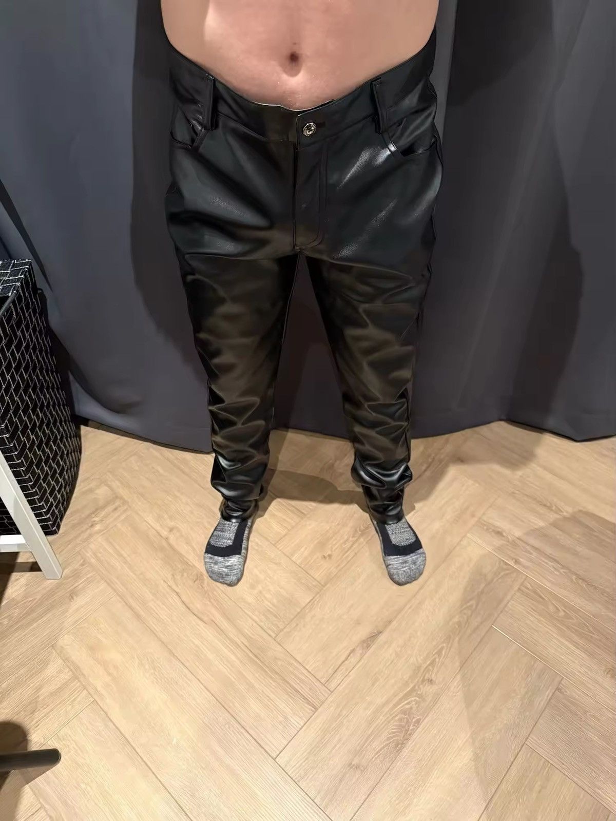 Leather Faux Leather Skinny Pants Size US 36 / EU 52 - 8 Thumbnail