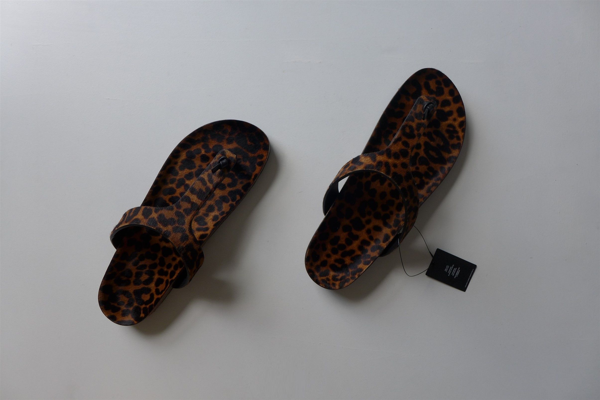 Saint Laurent Paris Saint Laurent Jimmy Sandals - Leopard Print Calf Fur Size US 10 / EU 43 - 7 Thumbnail