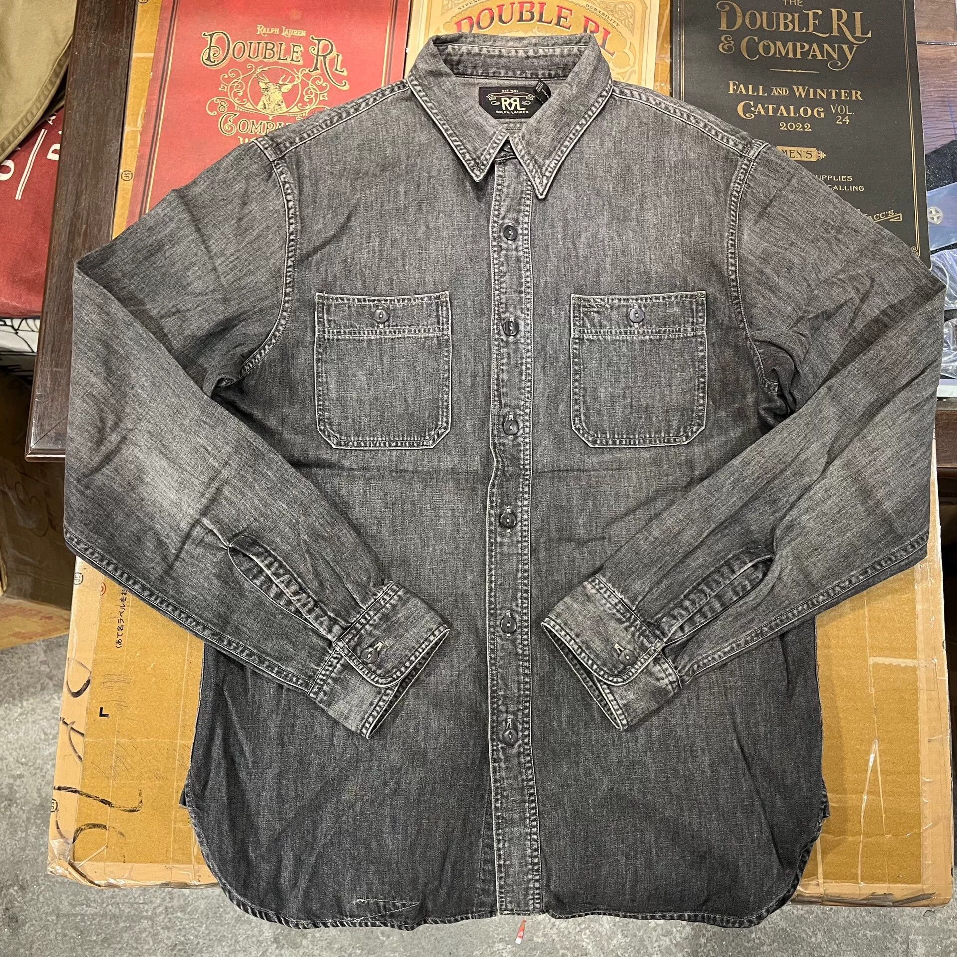 RRL Ralph Lauren double rl ralph lauren long sleeve shirt Size US S / EU 44-46 / 1 - 1 Thumbnail