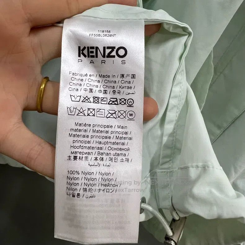 Kenzo Kenzo 25 Fall/Winter floral logo print hooded coat Size XS / US 0-2 / IT 36-38 - 4 Thumbnail