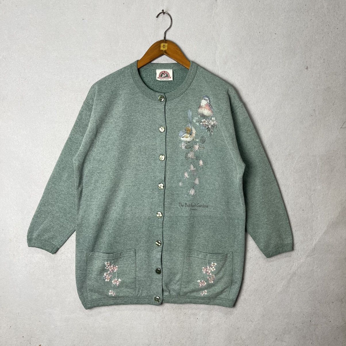 Vintage Vintage Canada North Butchart Gardens Cardigan Size M / US 6-8 / IT 42-44 - 1 Thumbnail